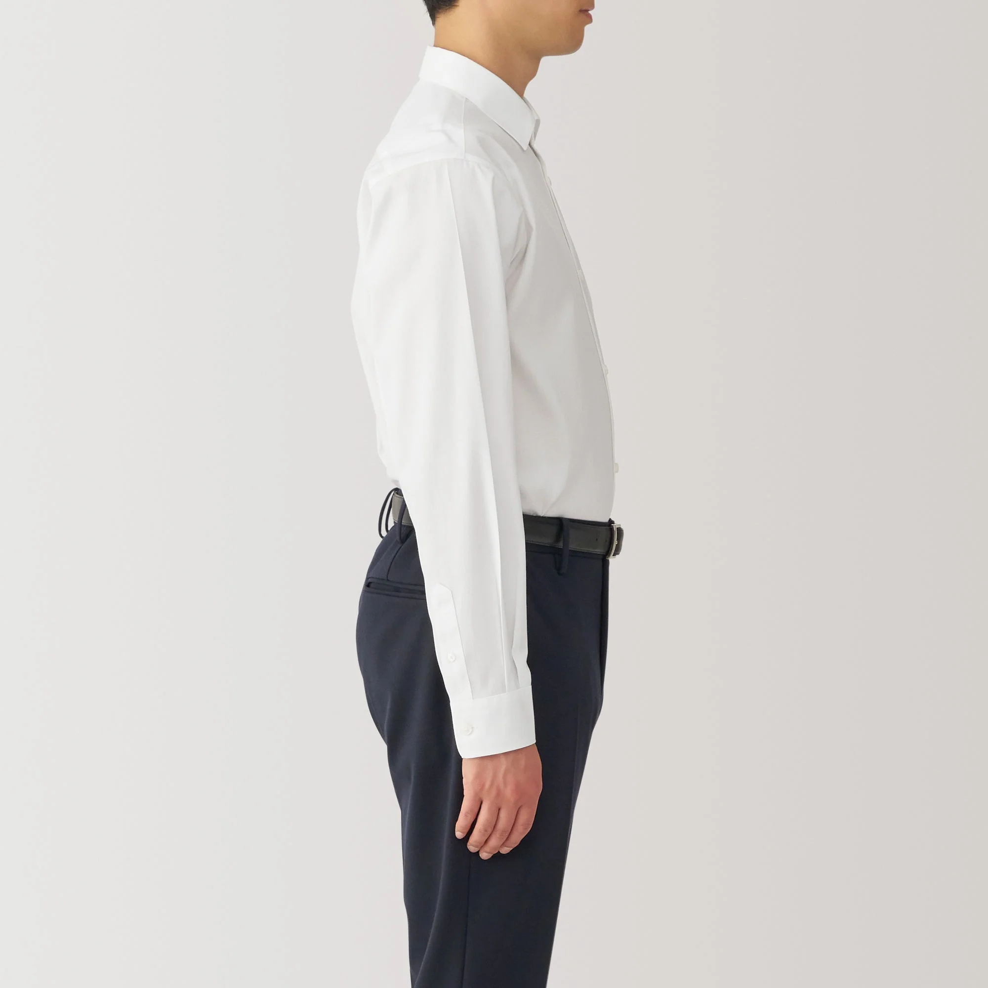 Men's Non-Iron Semi Wide Collar Shirt - Image 5