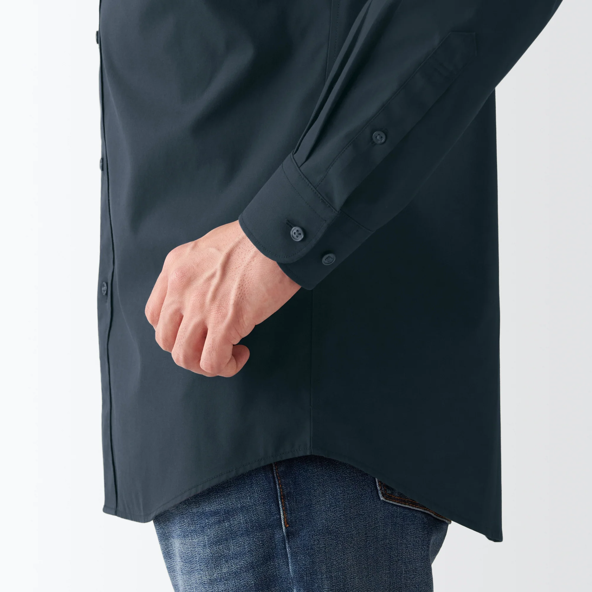 Men's Non-Iron Semi Wide Collar Shirt - Image 27