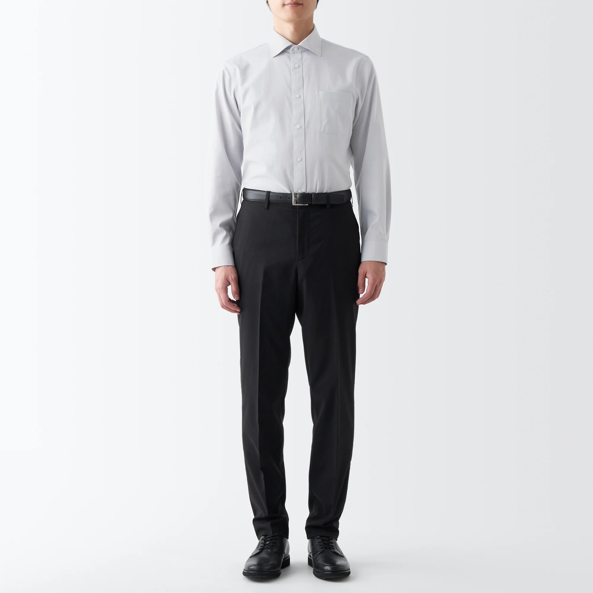 Men's Non-Iron Semi Wide Collar Shirt - Image 3