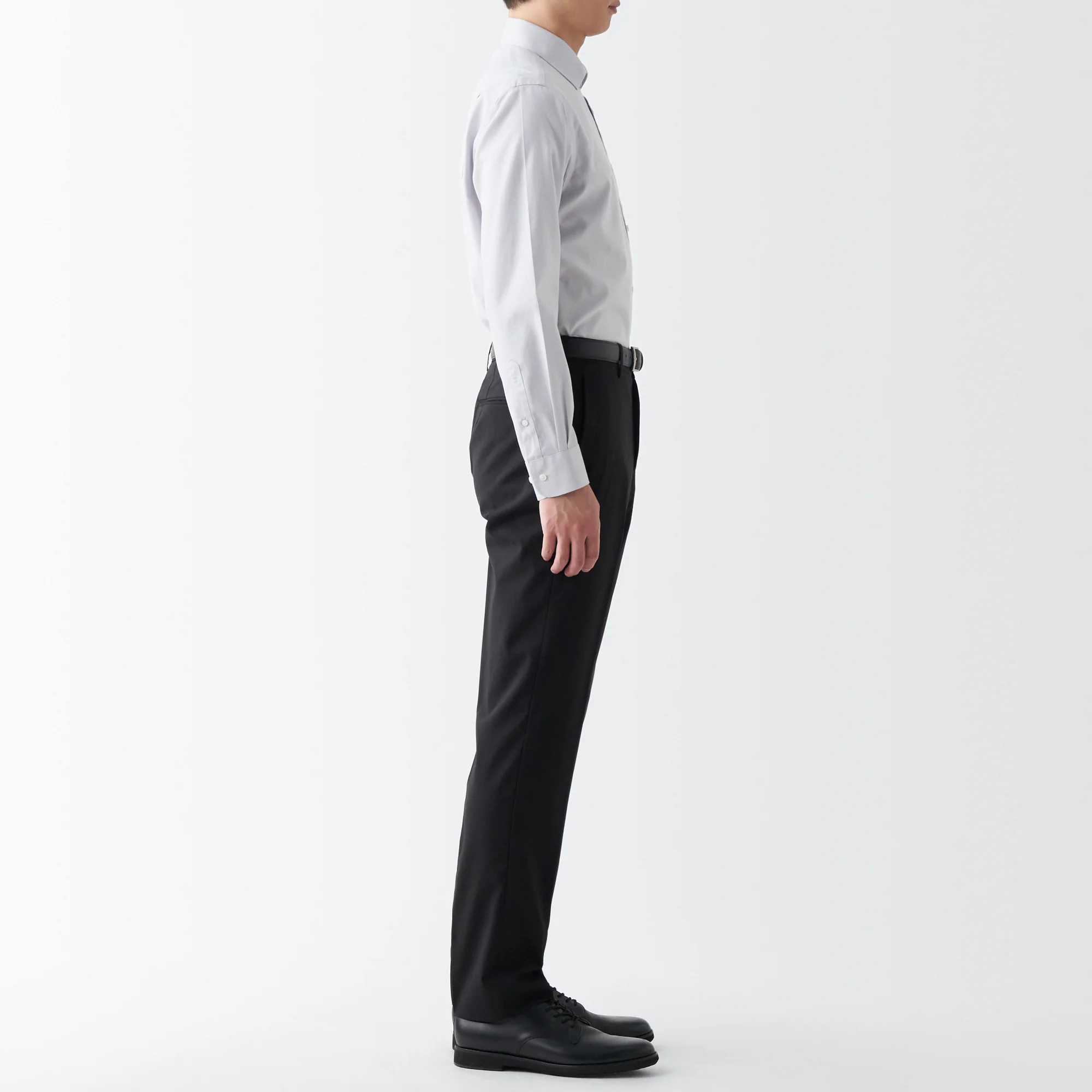 Men's Non-Iron Semi Wide Collar Shirt - Image 4