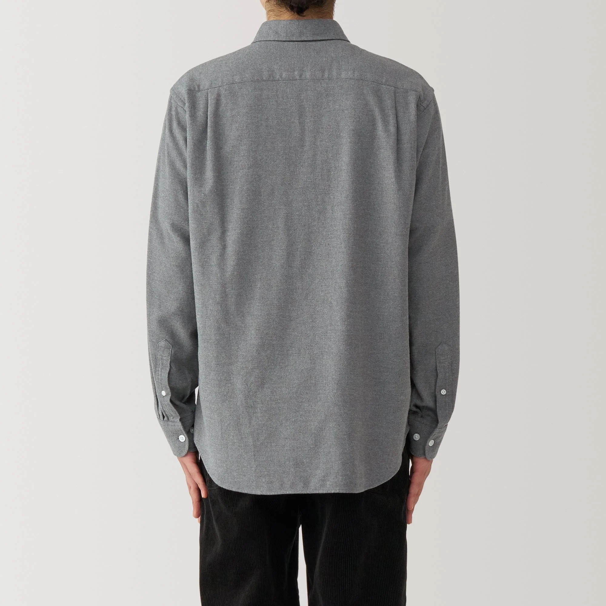 Men's Reclaimed Cotton Blend Flannel Long Sleeve Shirt - Image 6