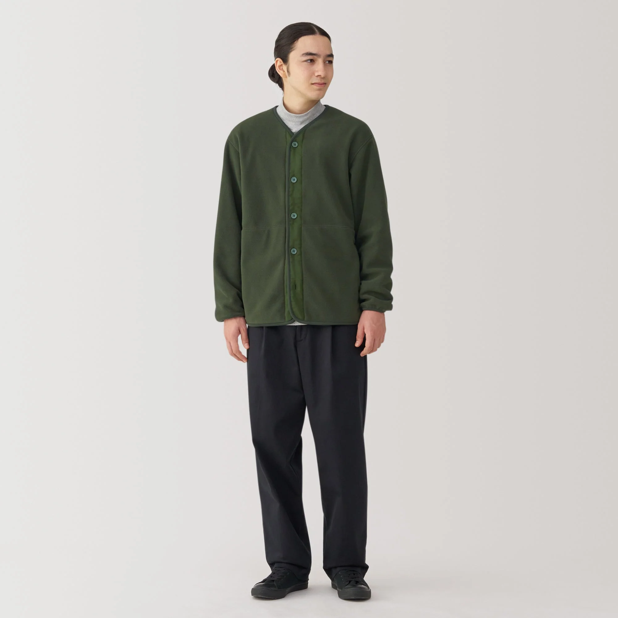 Men's Recyclable Fleece Cardigan - Image 28