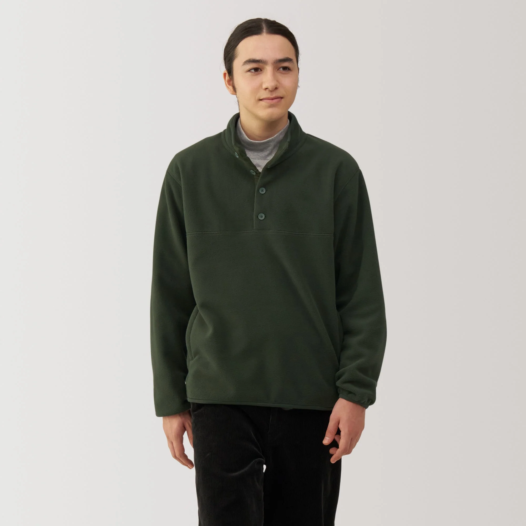 Men's Recyclable Fleece Pullover - Image 3