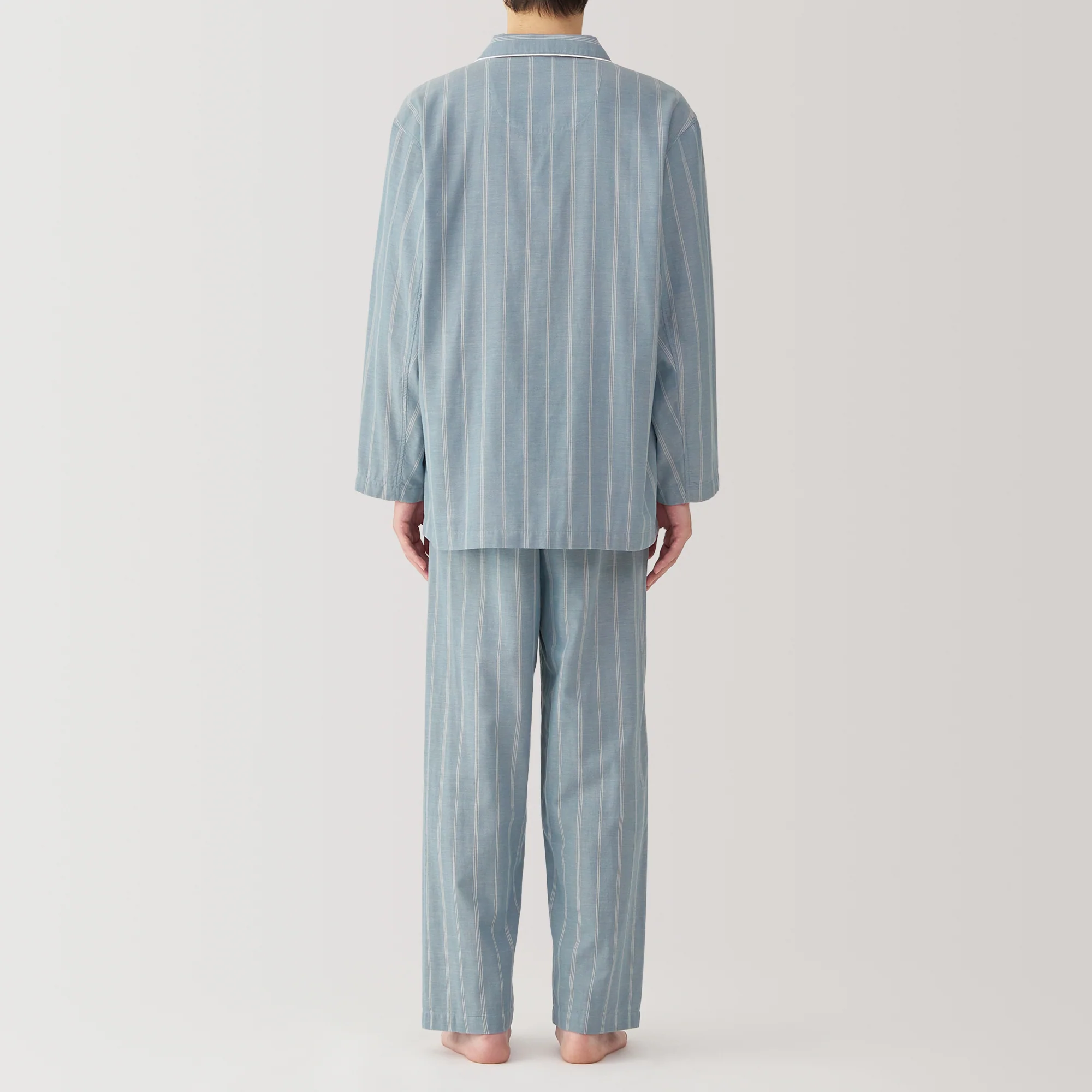 Men's Side Seamless Double Gauze Pajamas - Image 30