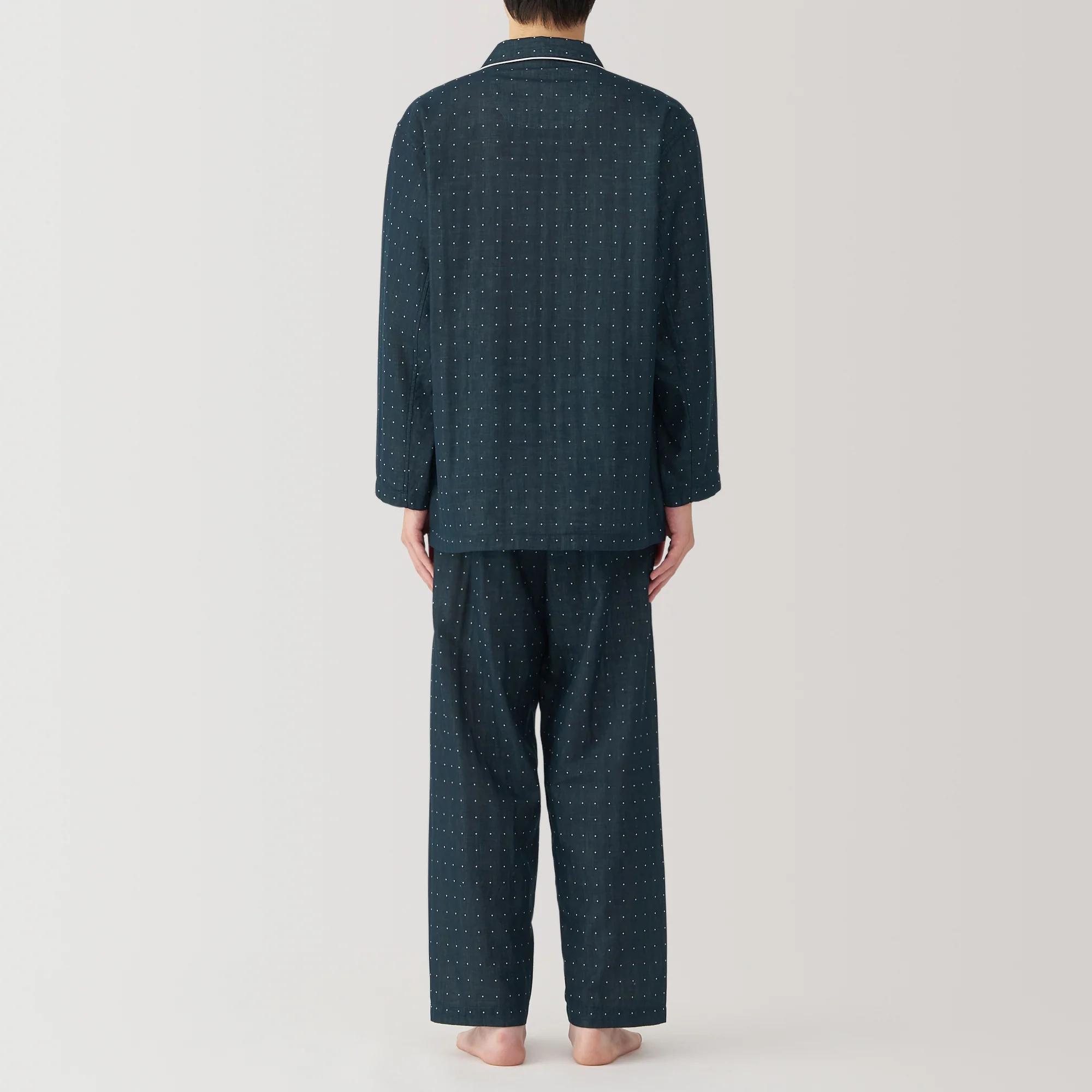 Men's Side Seamless Double Gauze Pajamas - Image 6