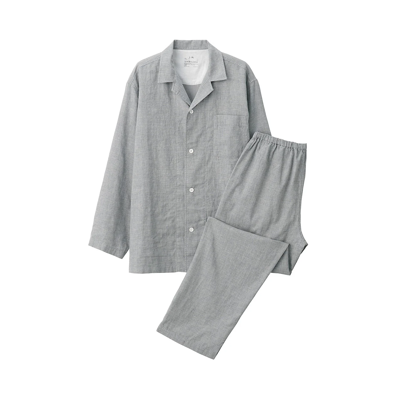 Men's Side Seamless Double Gauze Pajamas - Image 23
