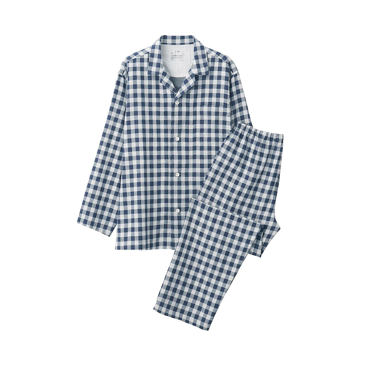 Men's Side Seamless Double Gauze Pajamas - Image 34