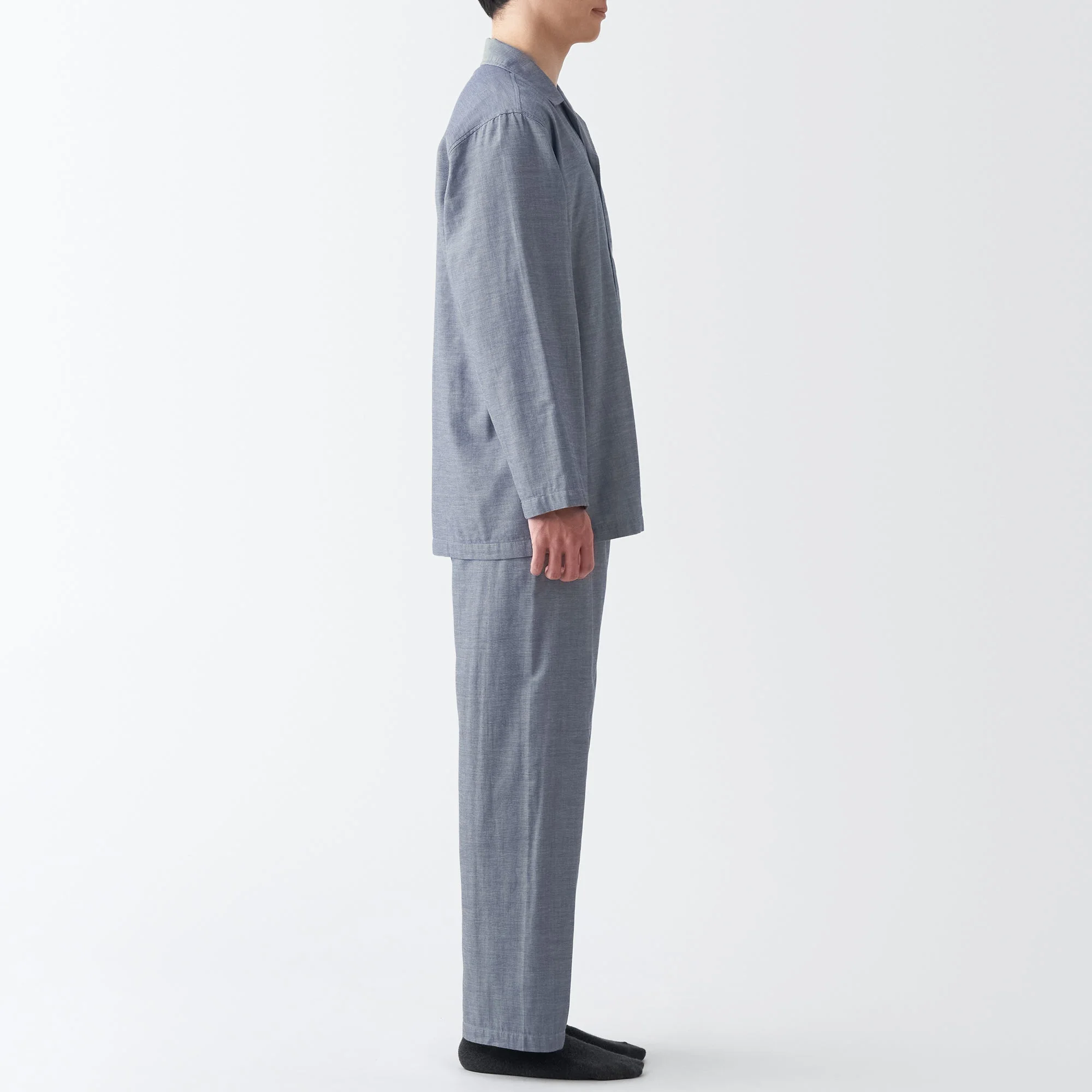 Men's Side Seamless Double Gauze Pajamas - Image 27
