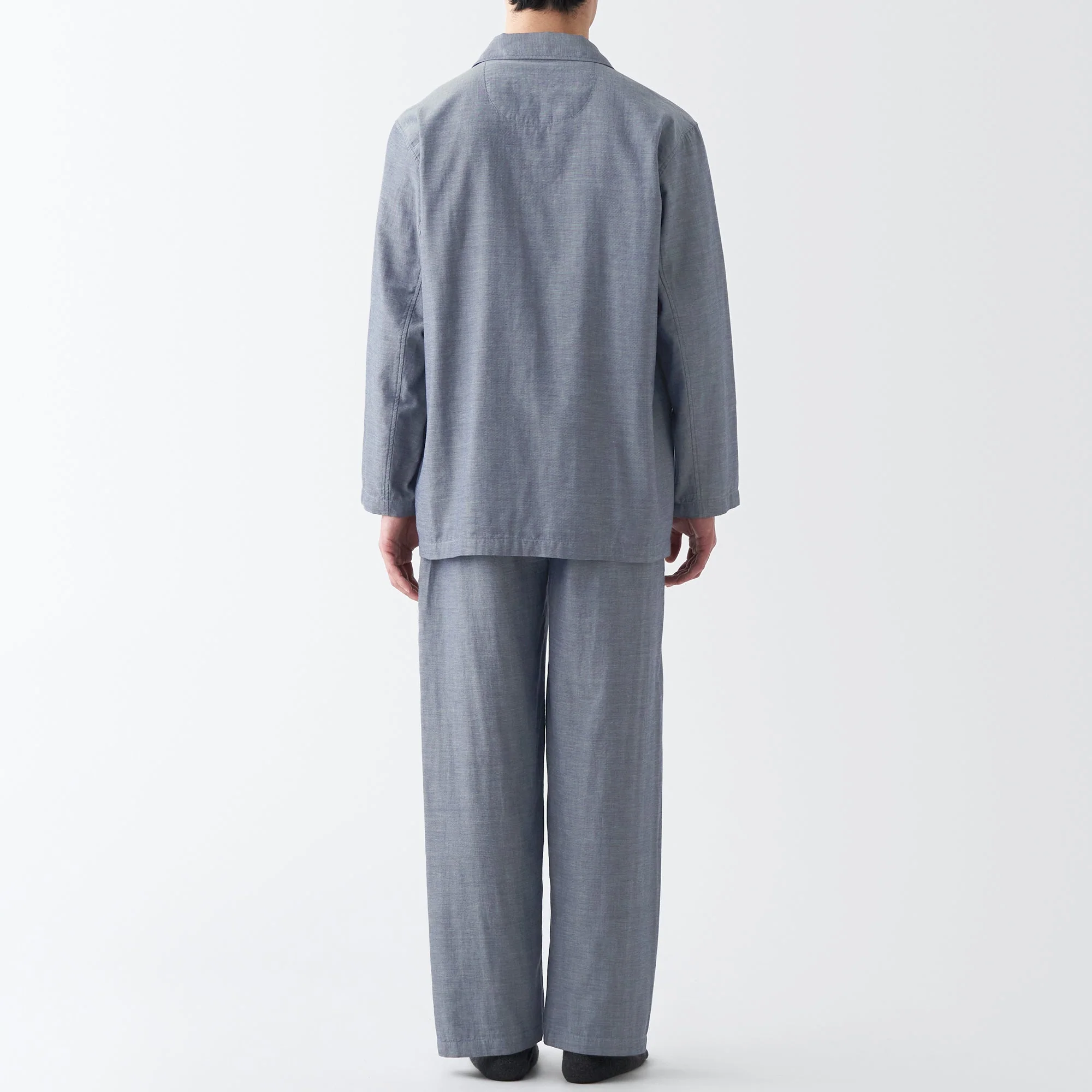 Men's Side Seamless Double Gauze Pajamas - Image 28