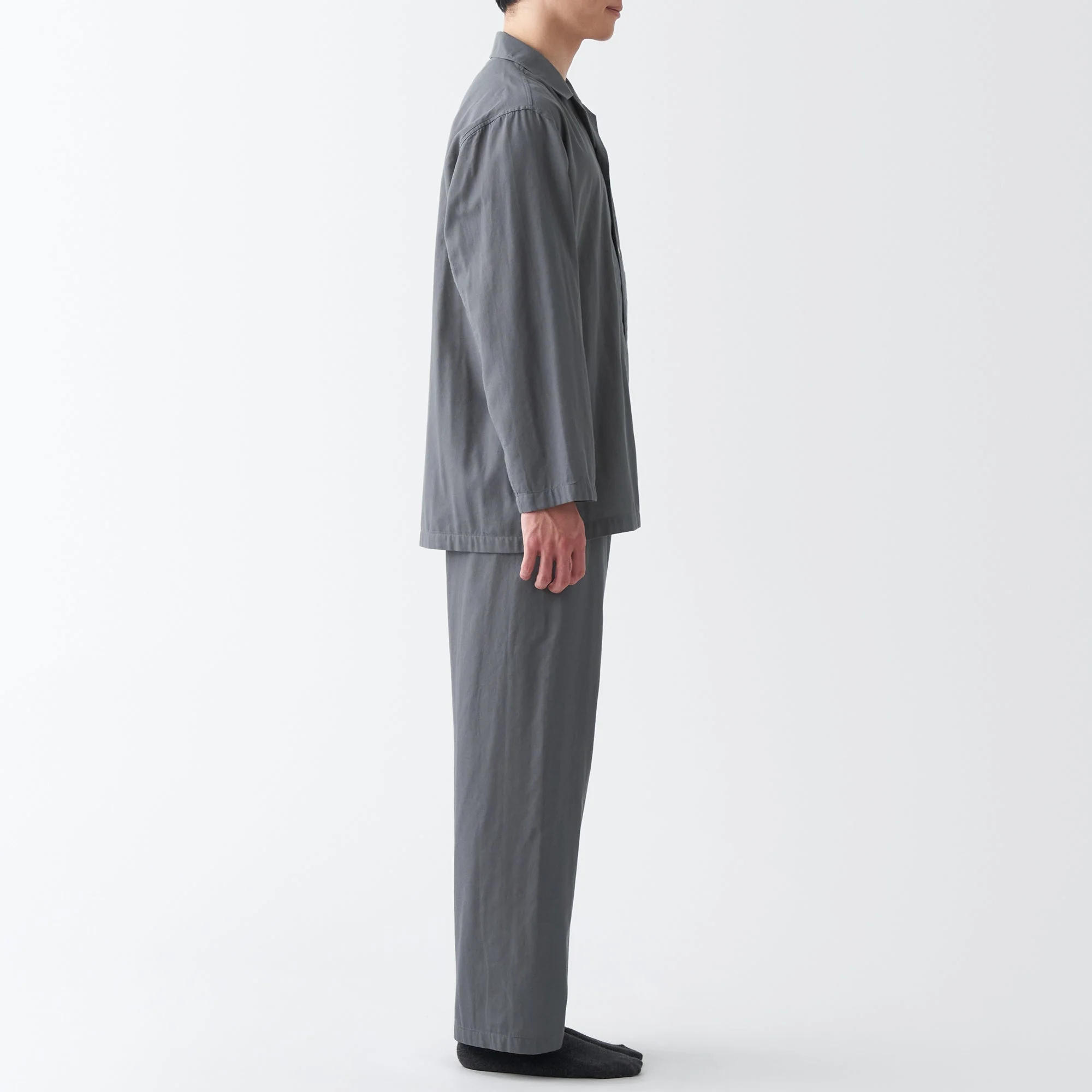 Men's Side Seamless Double Gauze Pajamas - Image 38