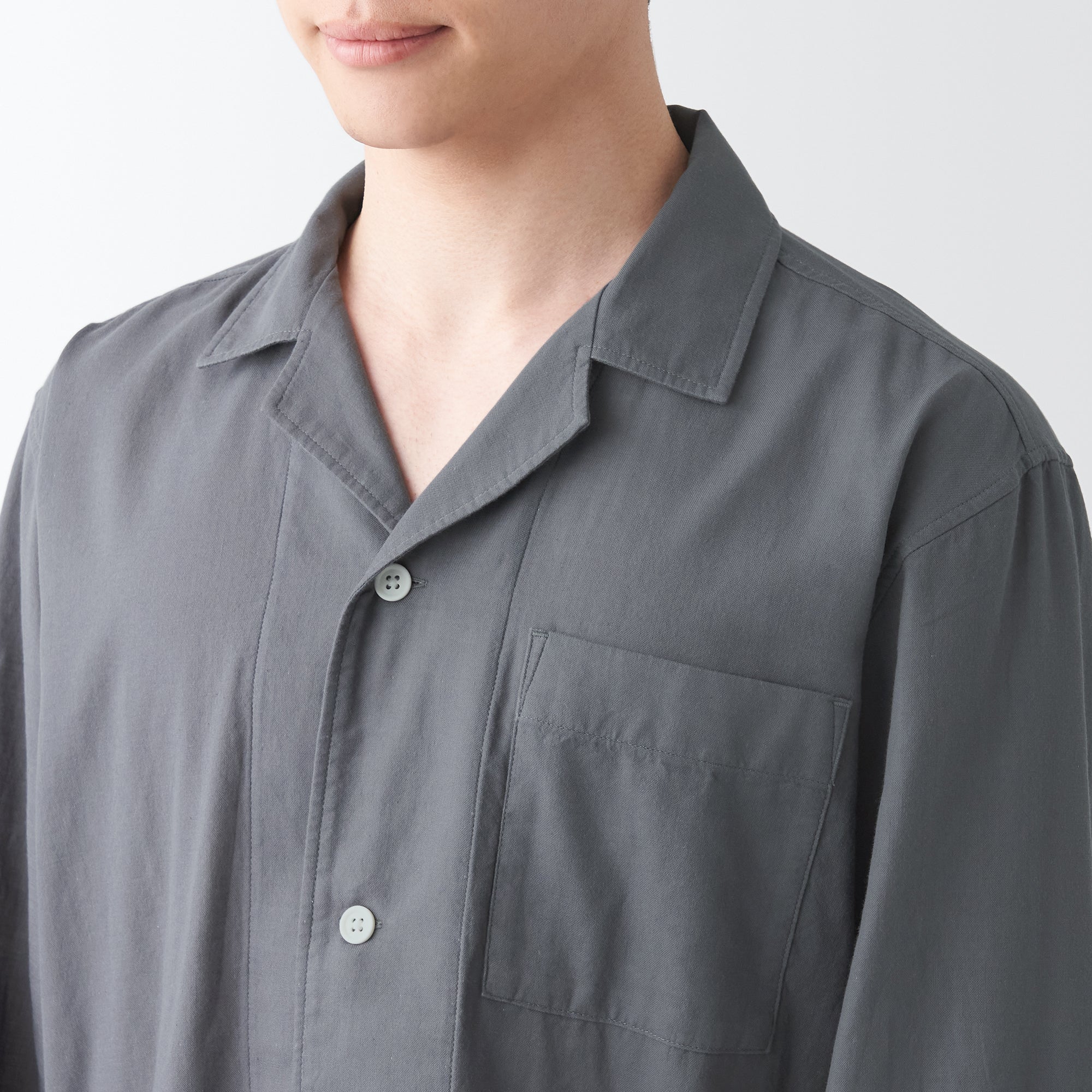Men's Side Seamless Double Gauze Pajamas - Image 40