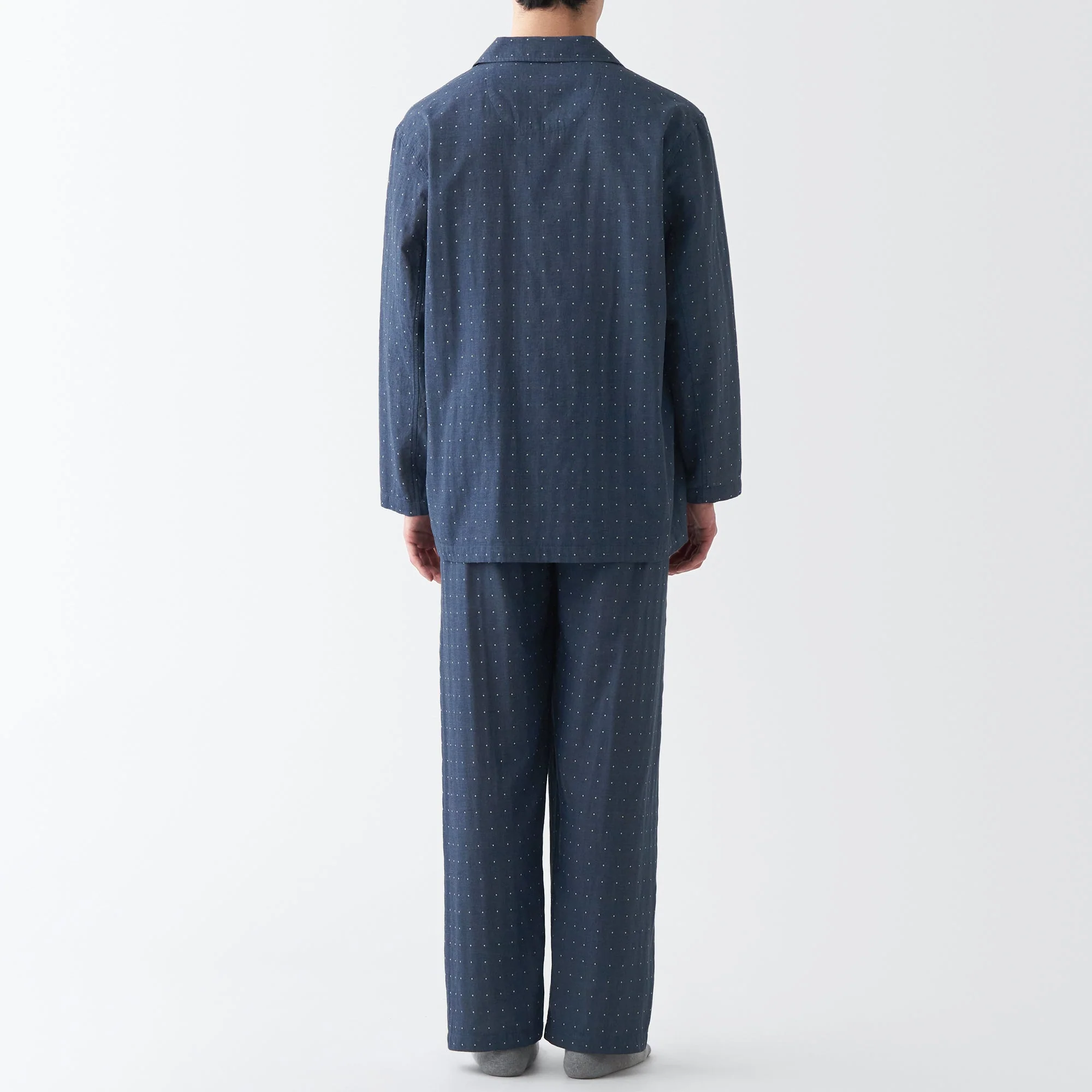 Men's Side Seamless Double Gauze Pajamas - Image 6