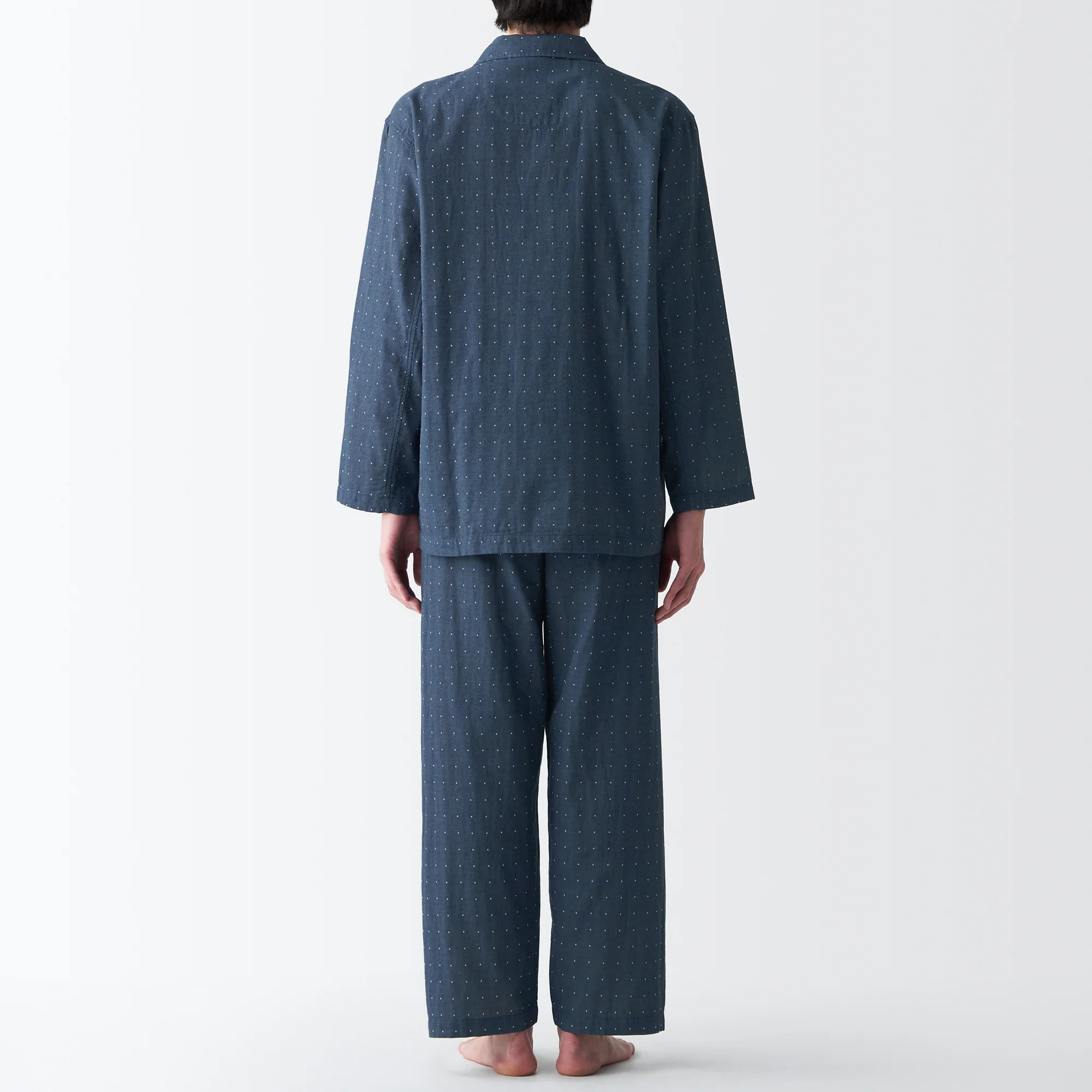 Men's Side Seamless Double Gauze Pajamas - Image 38
