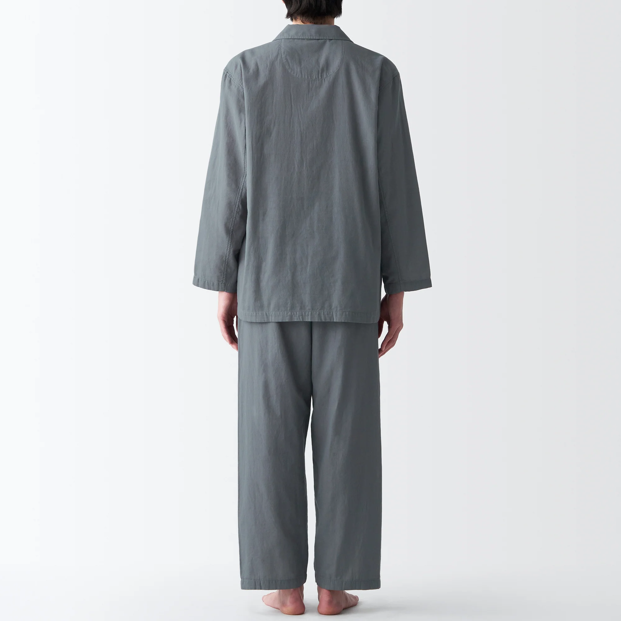 Men's Side Seamless Double Gauze Pajamas - Image 5
