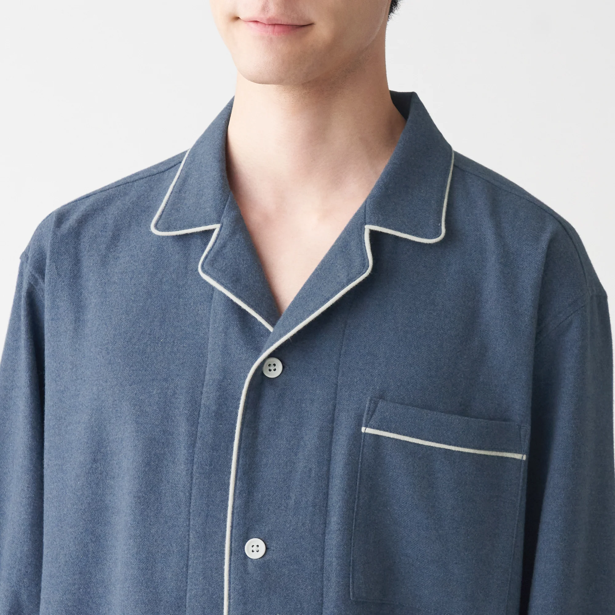 Men's Side-Seamless Flannel Pajamas - Image 17
