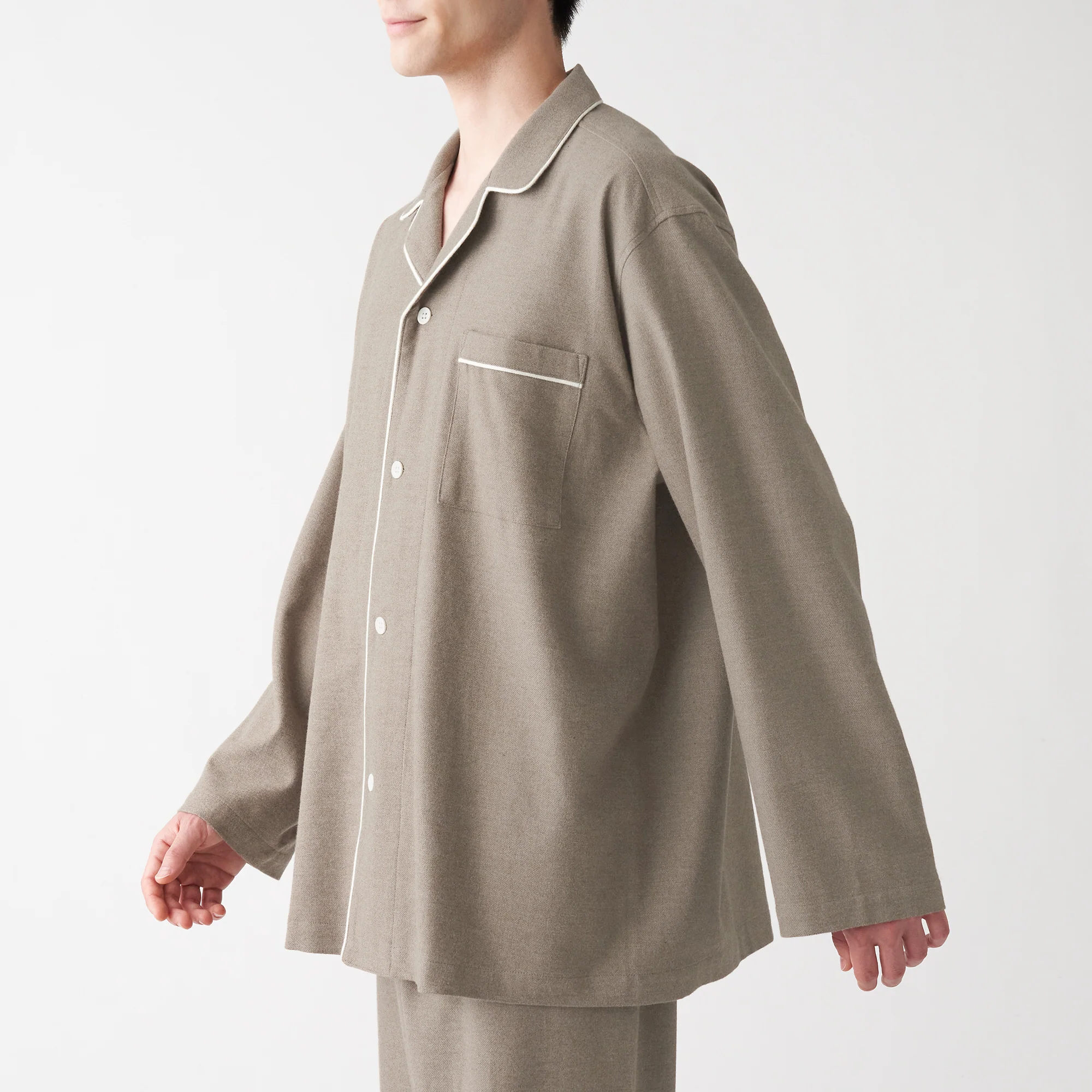Men's Side-Seamless Flannel Pajamas - Image 28
