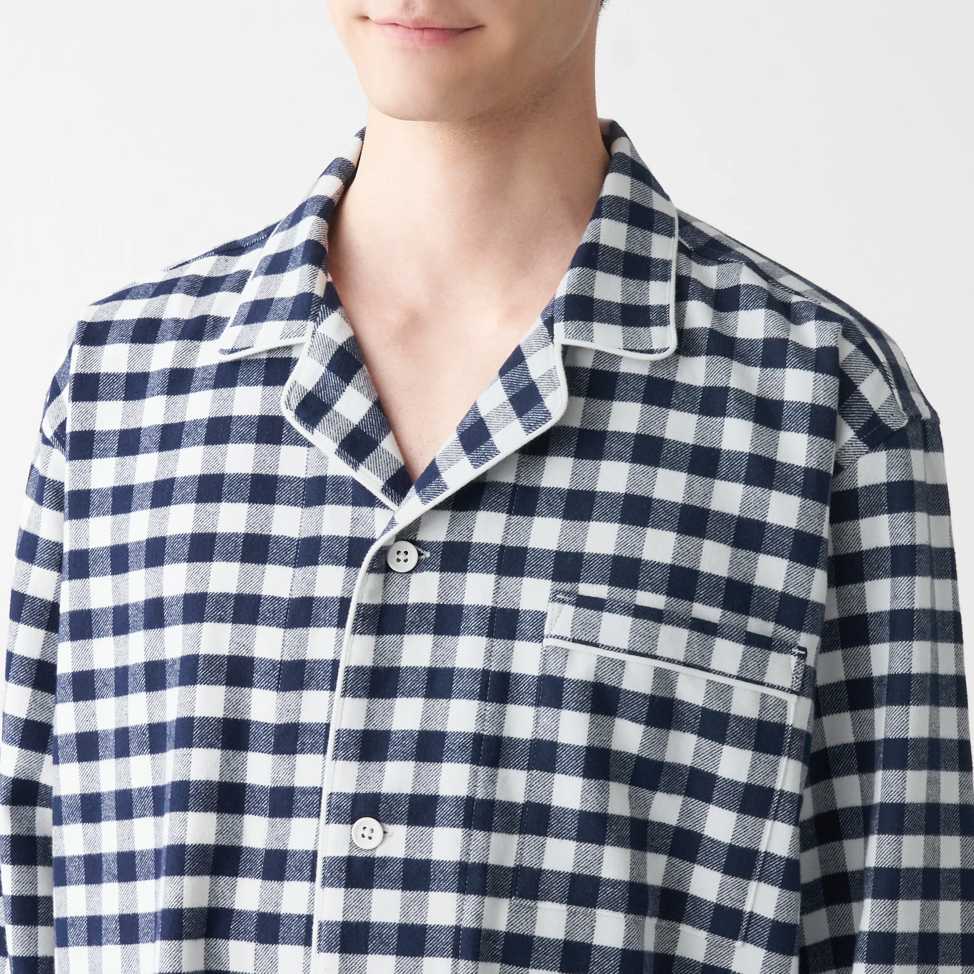 Men's Side-Seamless Flannel Pajamas - Image 37