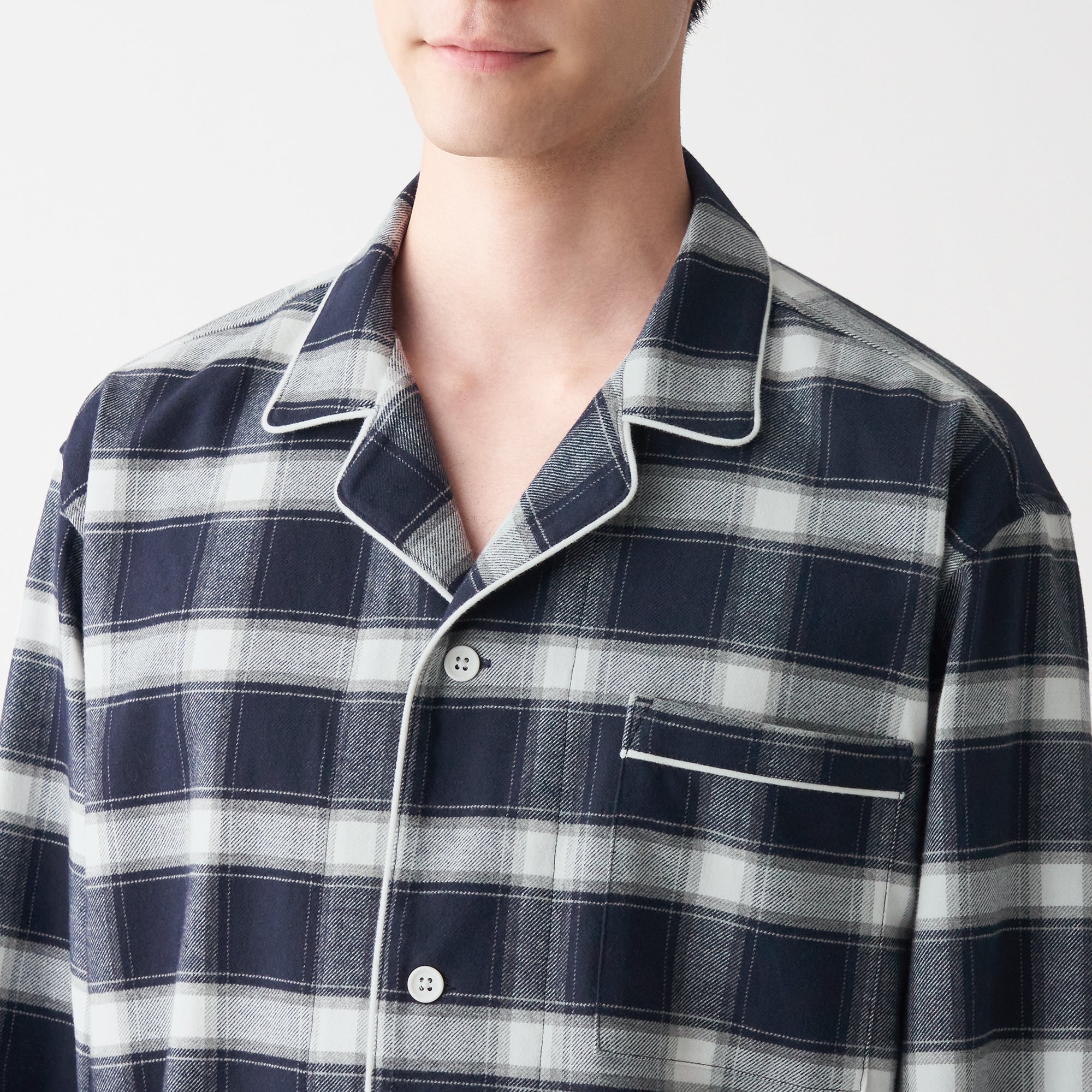 Men's Side-Seamless Flannel Pajamas - Image 67