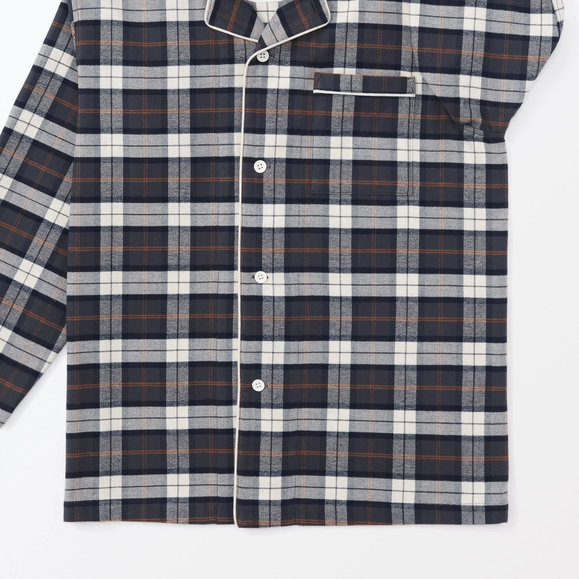 Men's Side Seamless Flannel Pajamas - Image 22