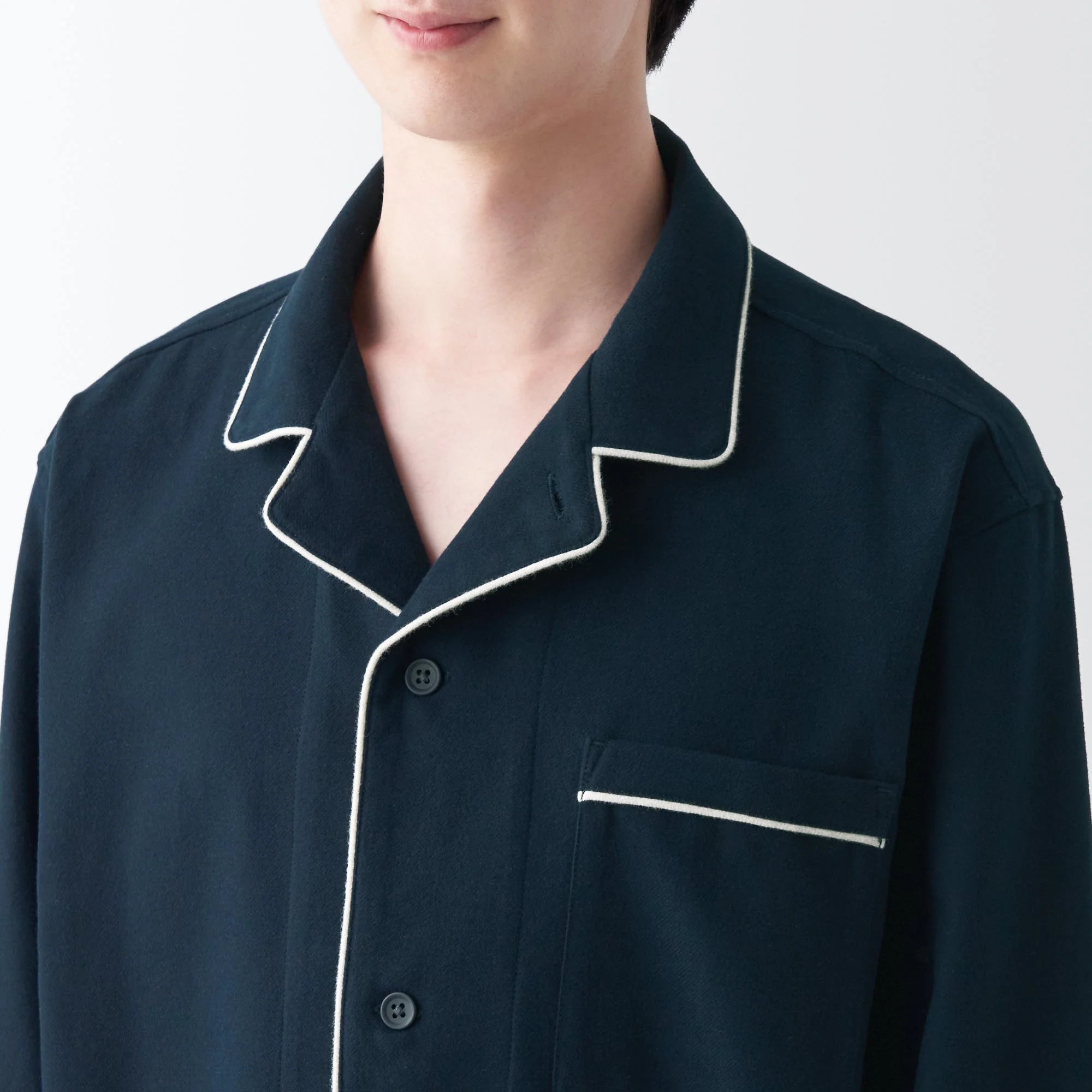 Men's Side Seamless Flannel Pajamas - Image 39