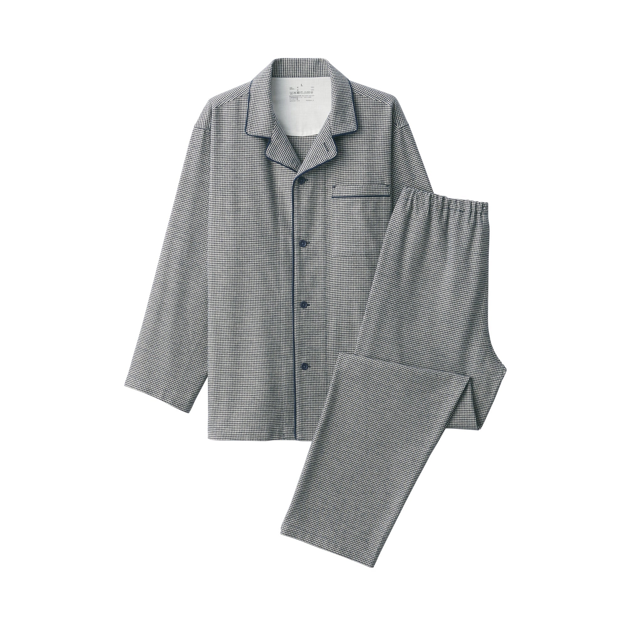 Men's Side Seamless Flannel Pajamas - Image 2