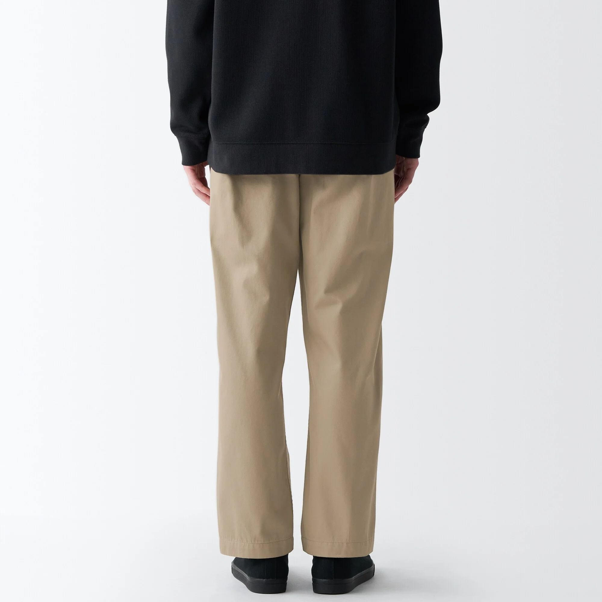 Men's Slub Yarn Chino Regular Pants (L 30inch / 76cm) - Image 15