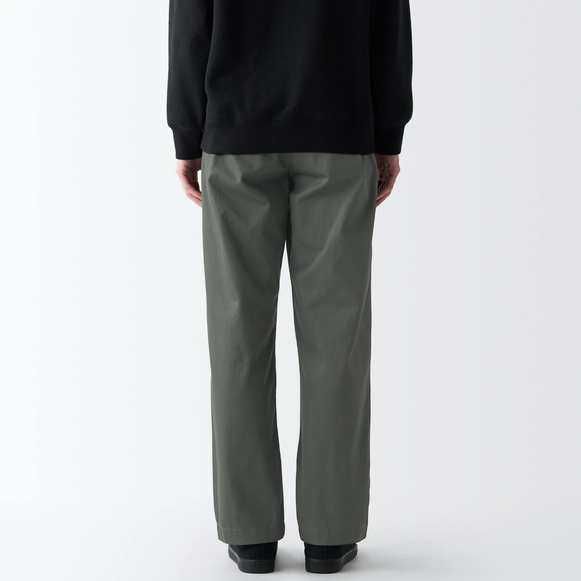 Men's Slub Yarn Chino Regular Pants (L 30inch / 76cm) - Image 24