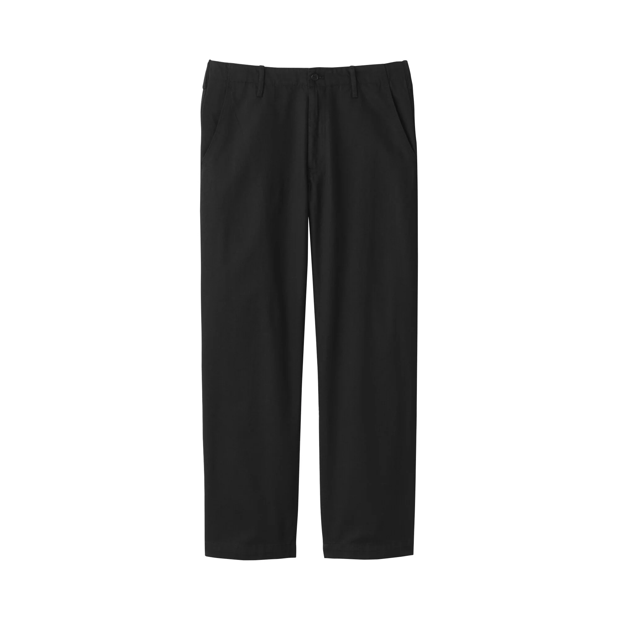 Men's Slub Yarn Chino Regular Pants (L 30inch / 76cm) - Image 29