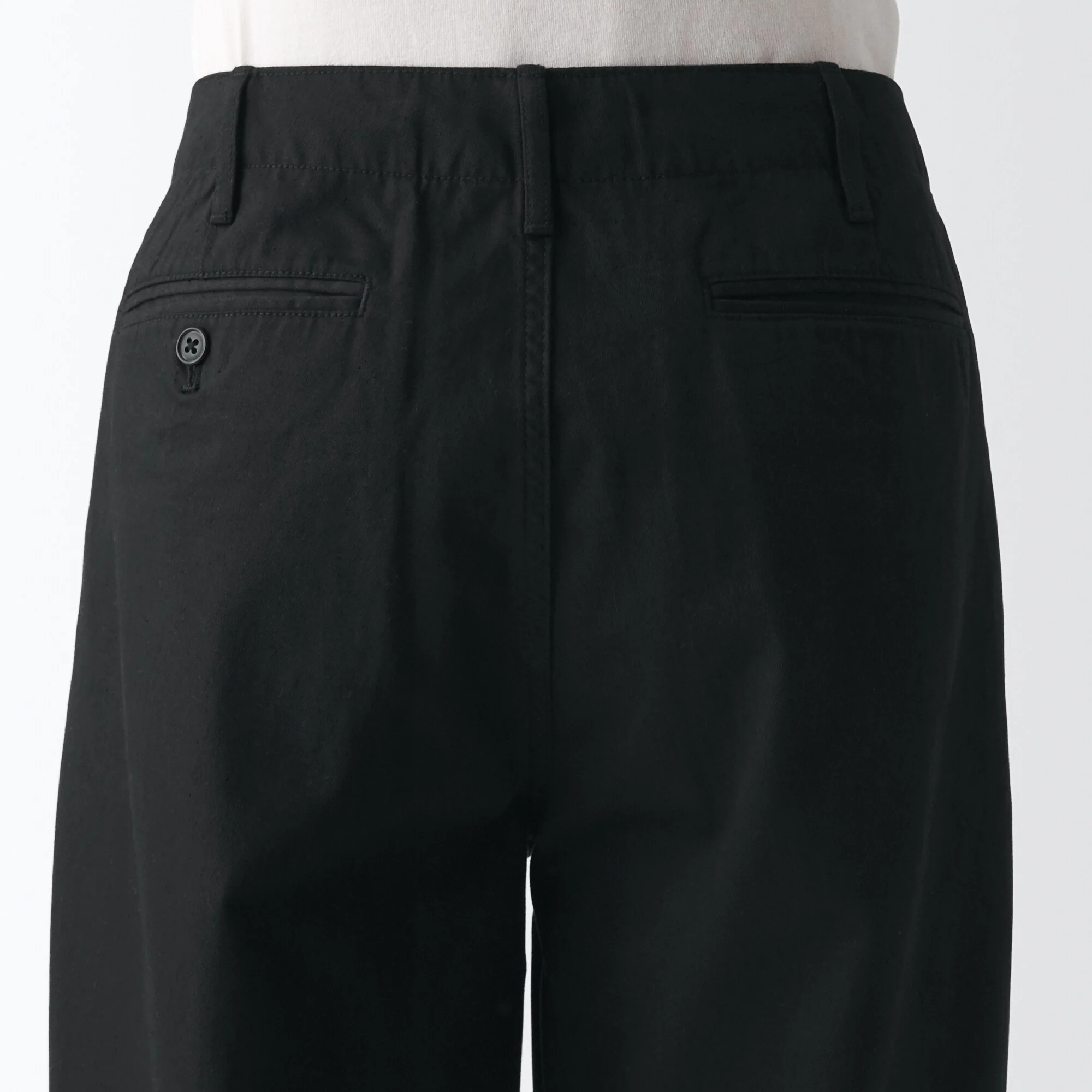 Men's Slub Yarn Chino Regular Pants (L 30inch / 76cm) - Image 35