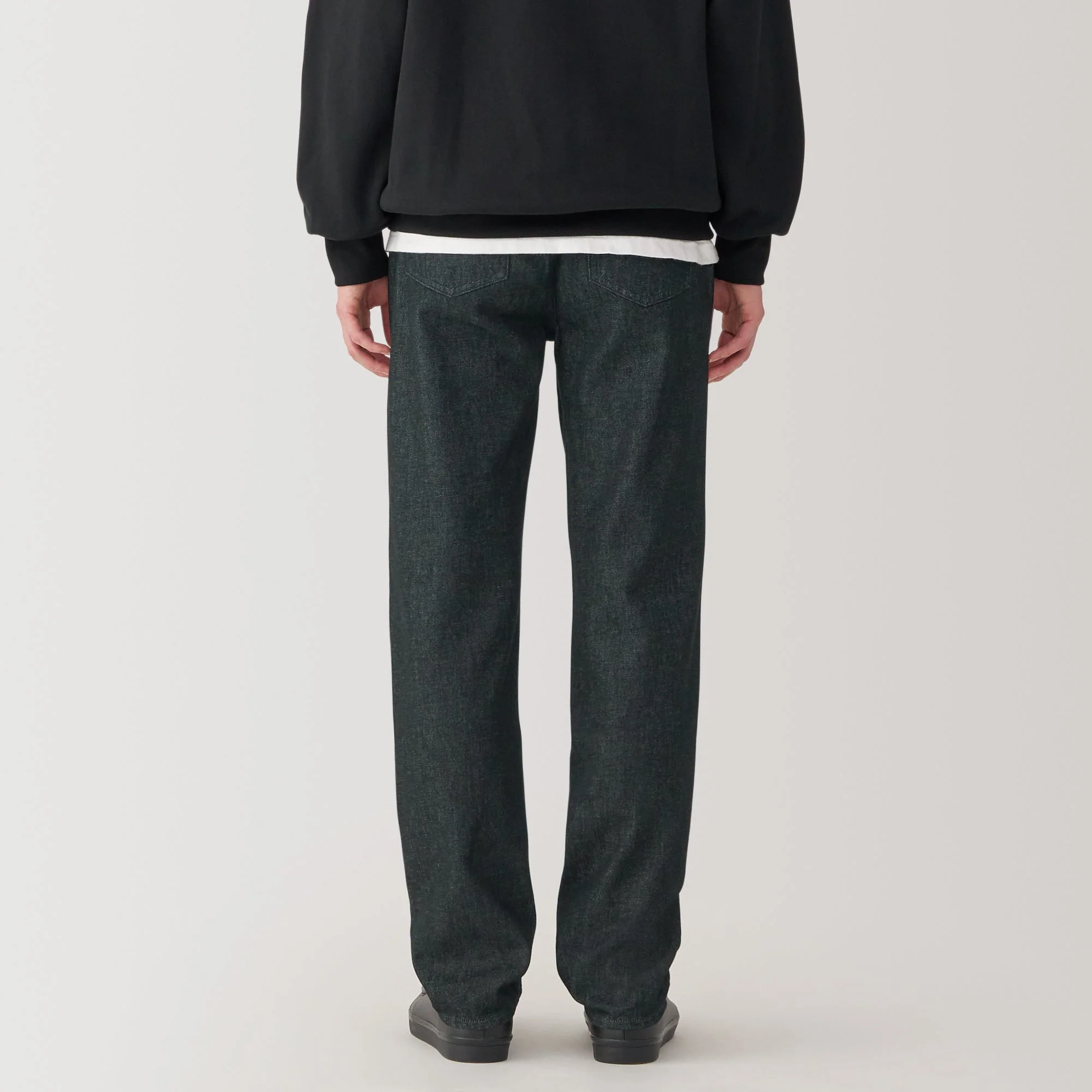 Men's Kapok Blend Straight Denim Trousers - Image 6