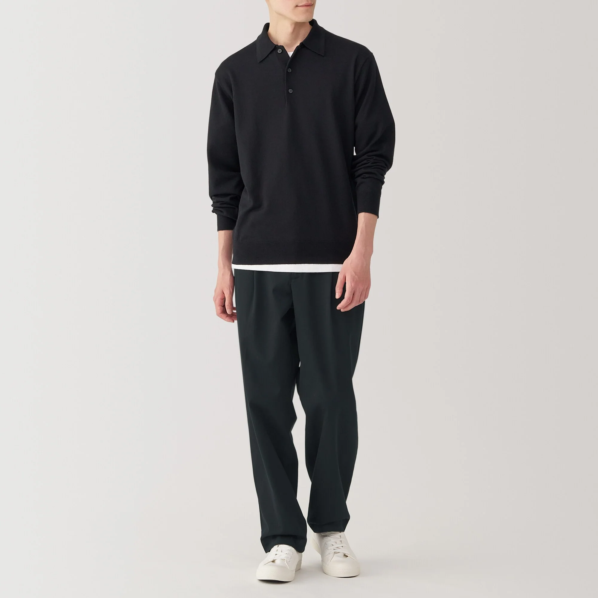 Men's Stretch Chino Darted Wide Pants (L29")