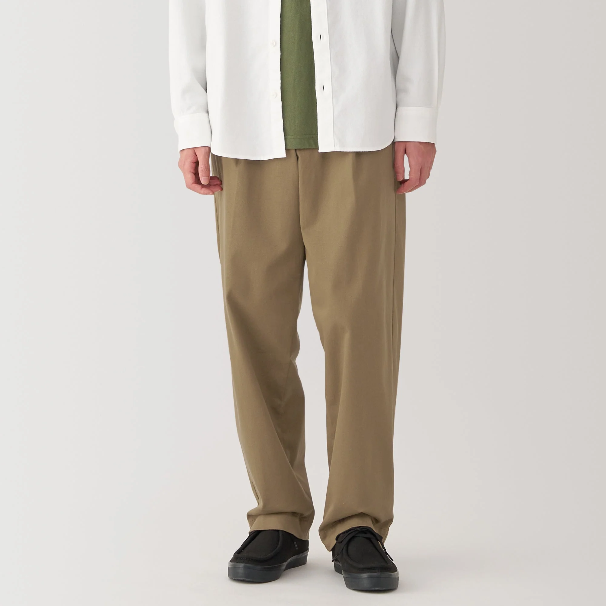 Men's Stretch Chino Darted Wide Pants (L29") - Image 13