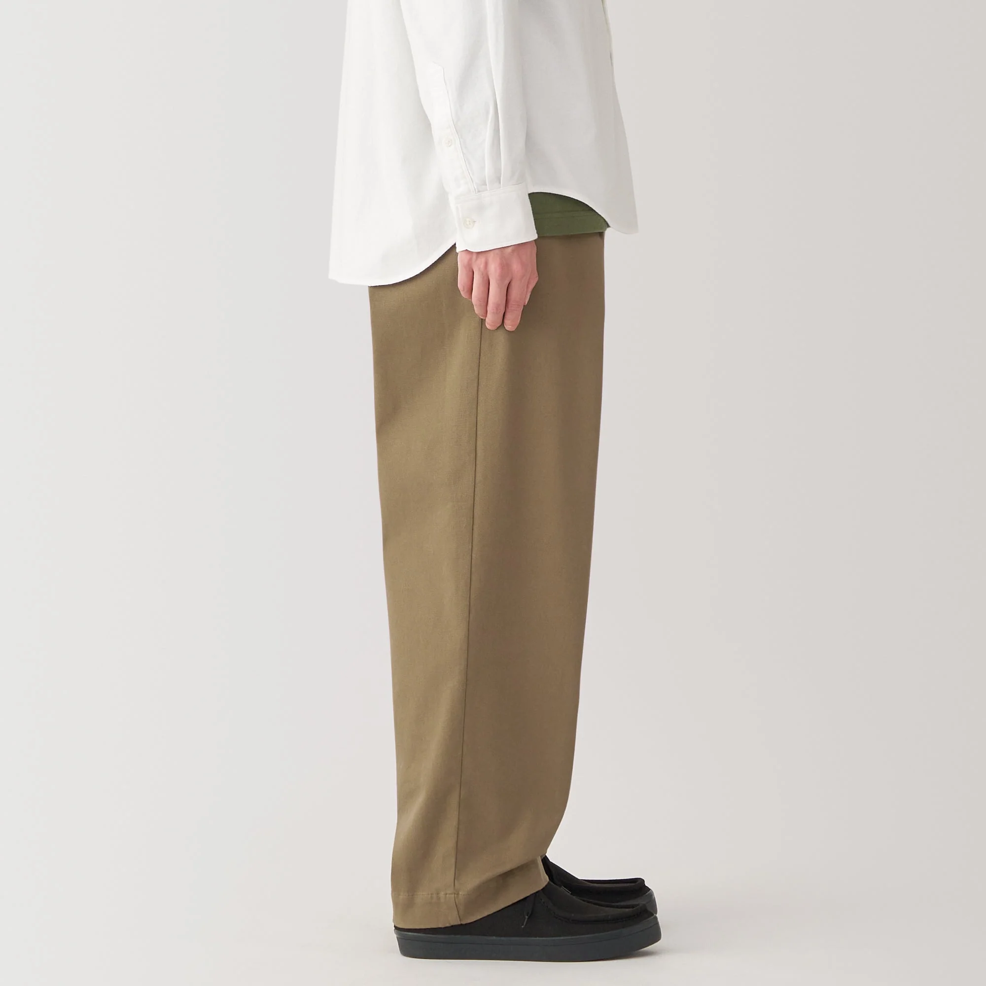 Men's Stretch Chino Darted Wide Pants (L29") - Image 15