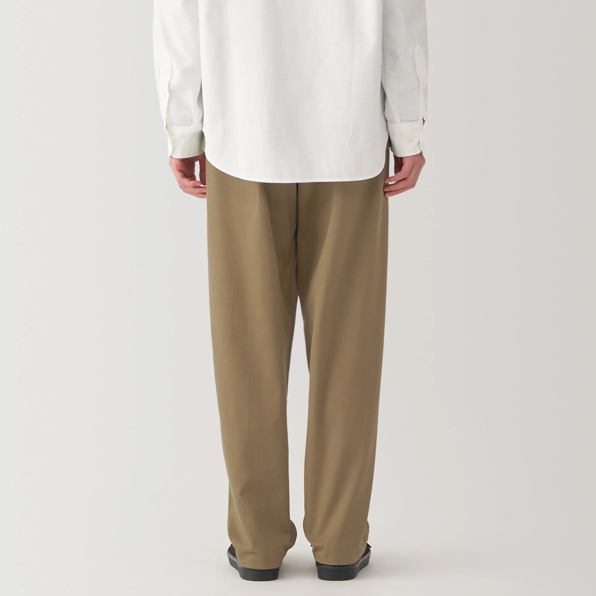 Men's Stretch Chino Darted Wide Pants (L29") - Image 16