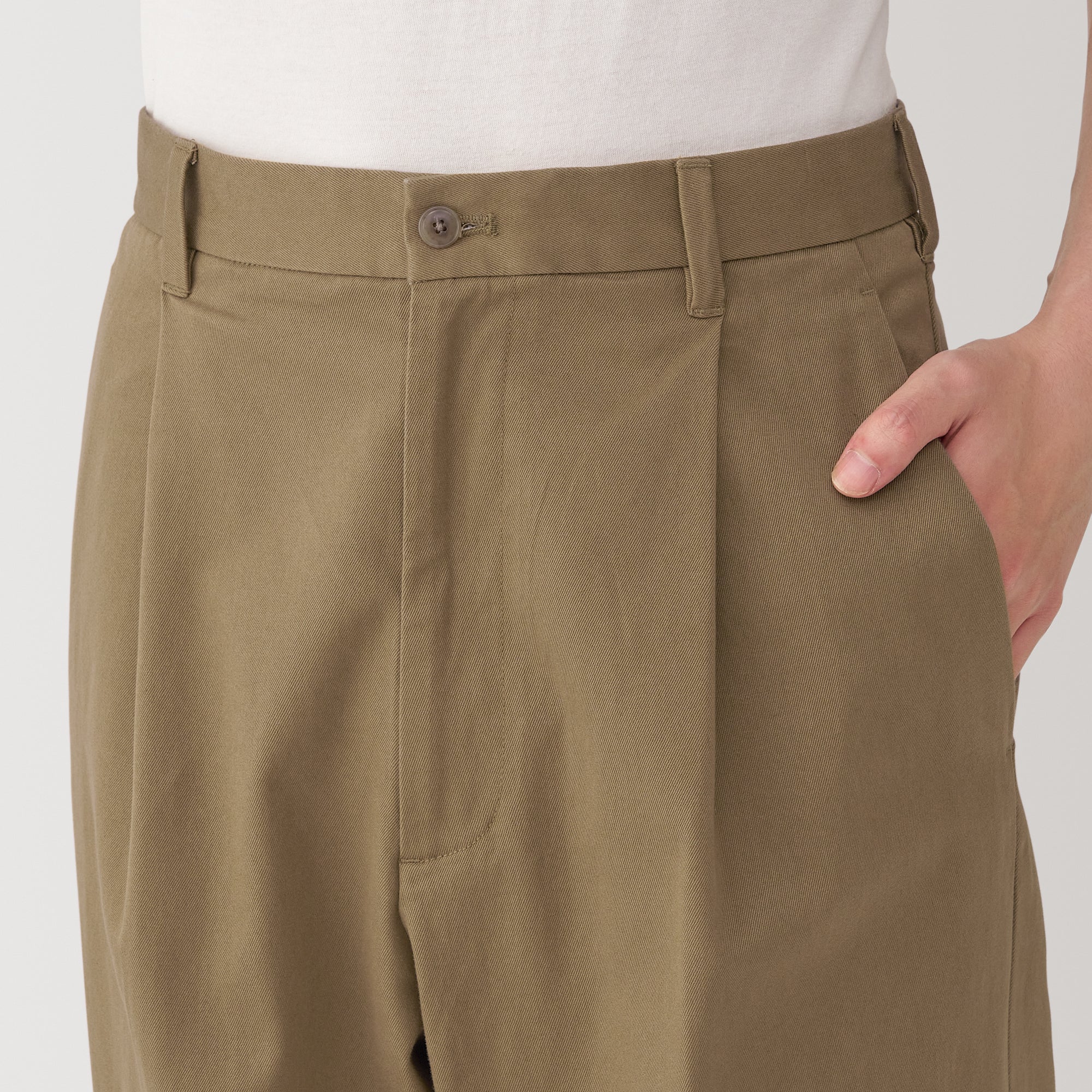 Men's Stretch Chino Darted Wide Pants (L29") - Image 17