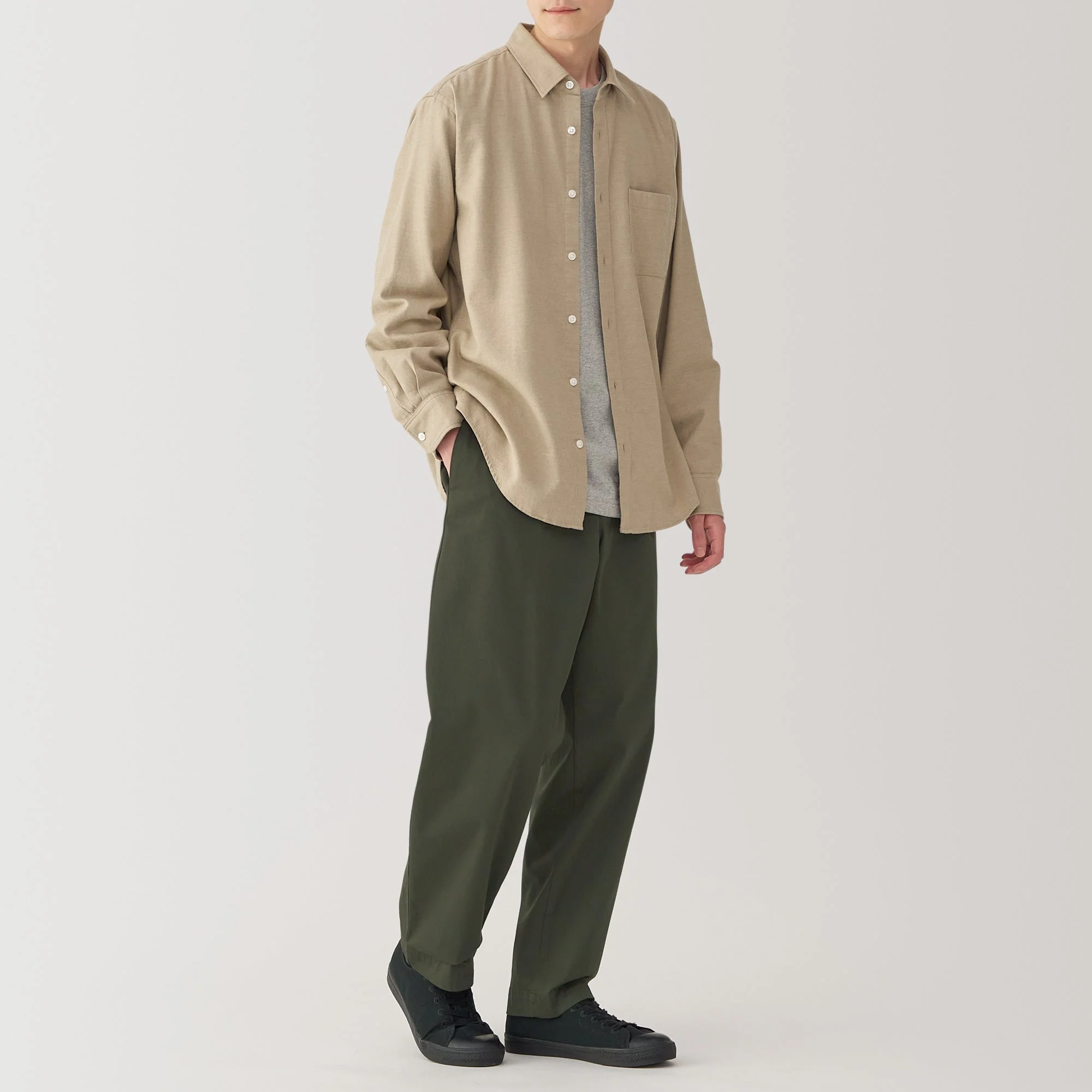 Men's Stretch Chino Darted Wide Pants (L29") - Image 24