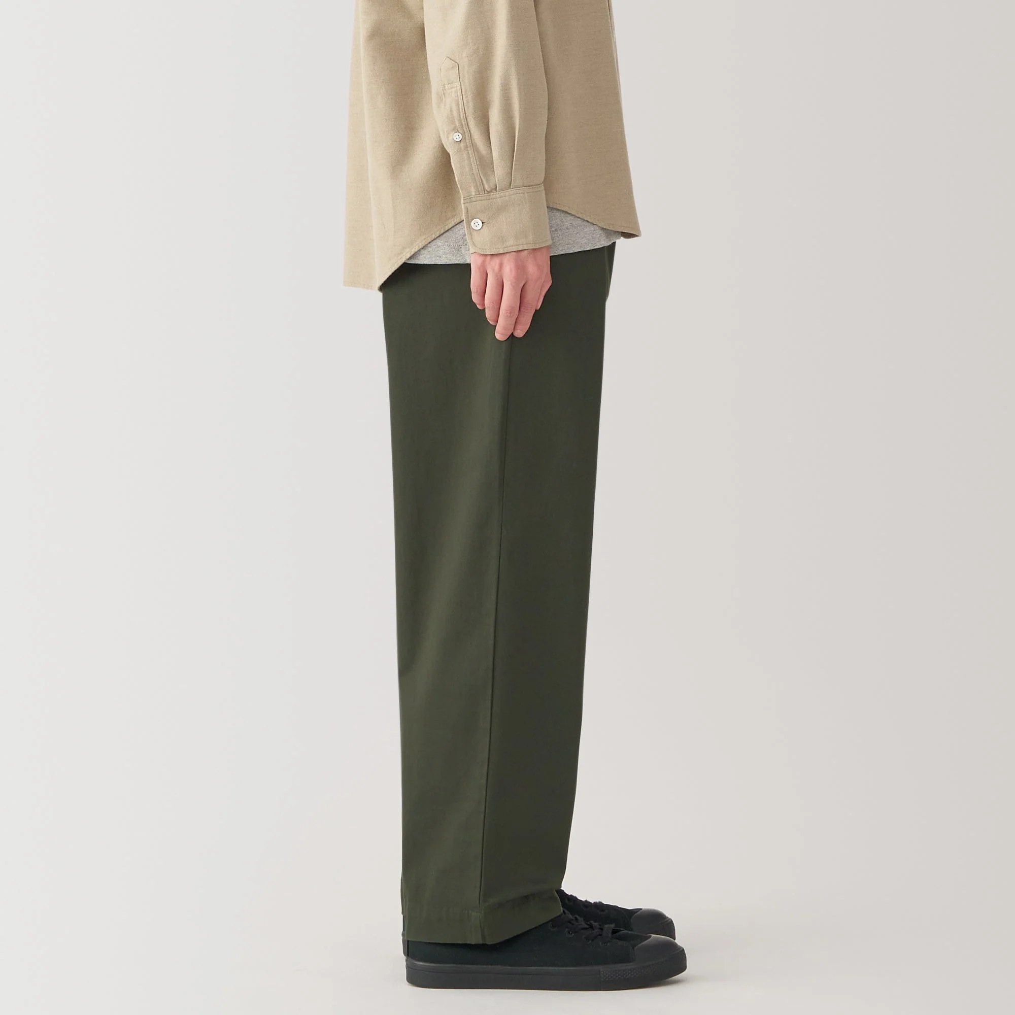 Men's Stretch Chino Darted Wide Pants (L29") - Image 25