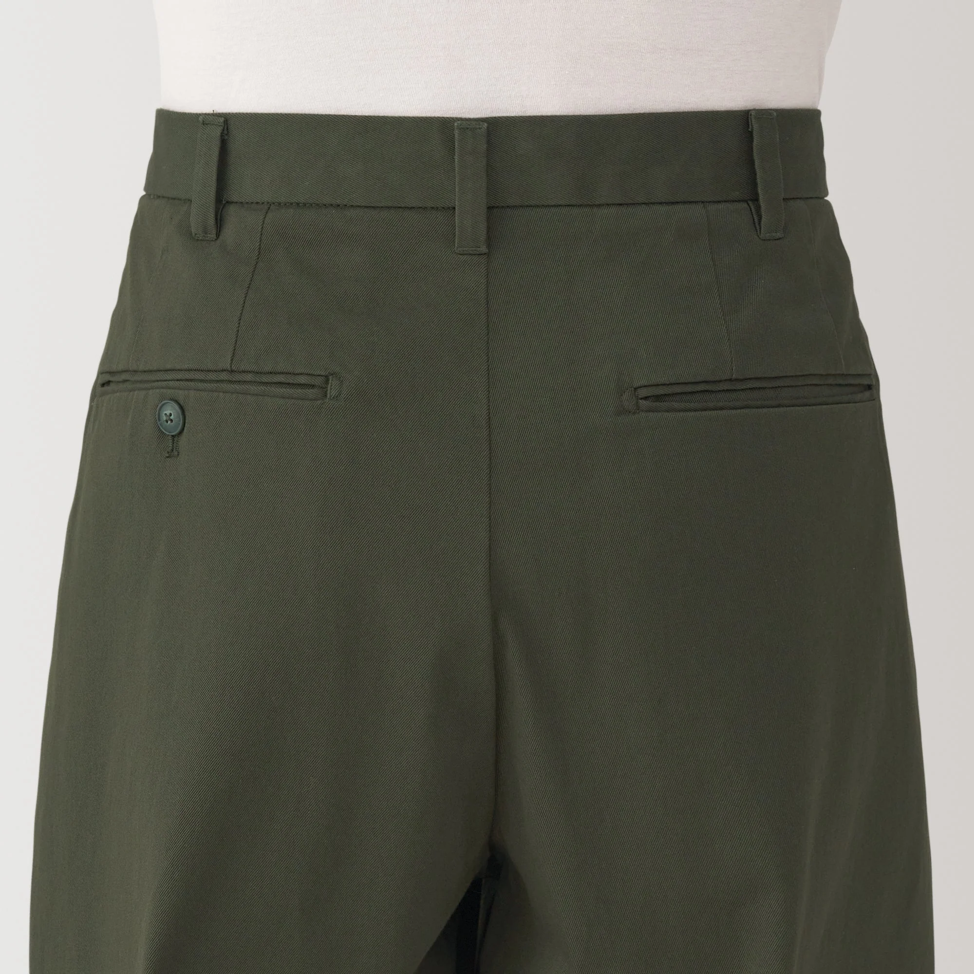 Men's Stretch Chino Darted Wide Pants (L29") - Image 28