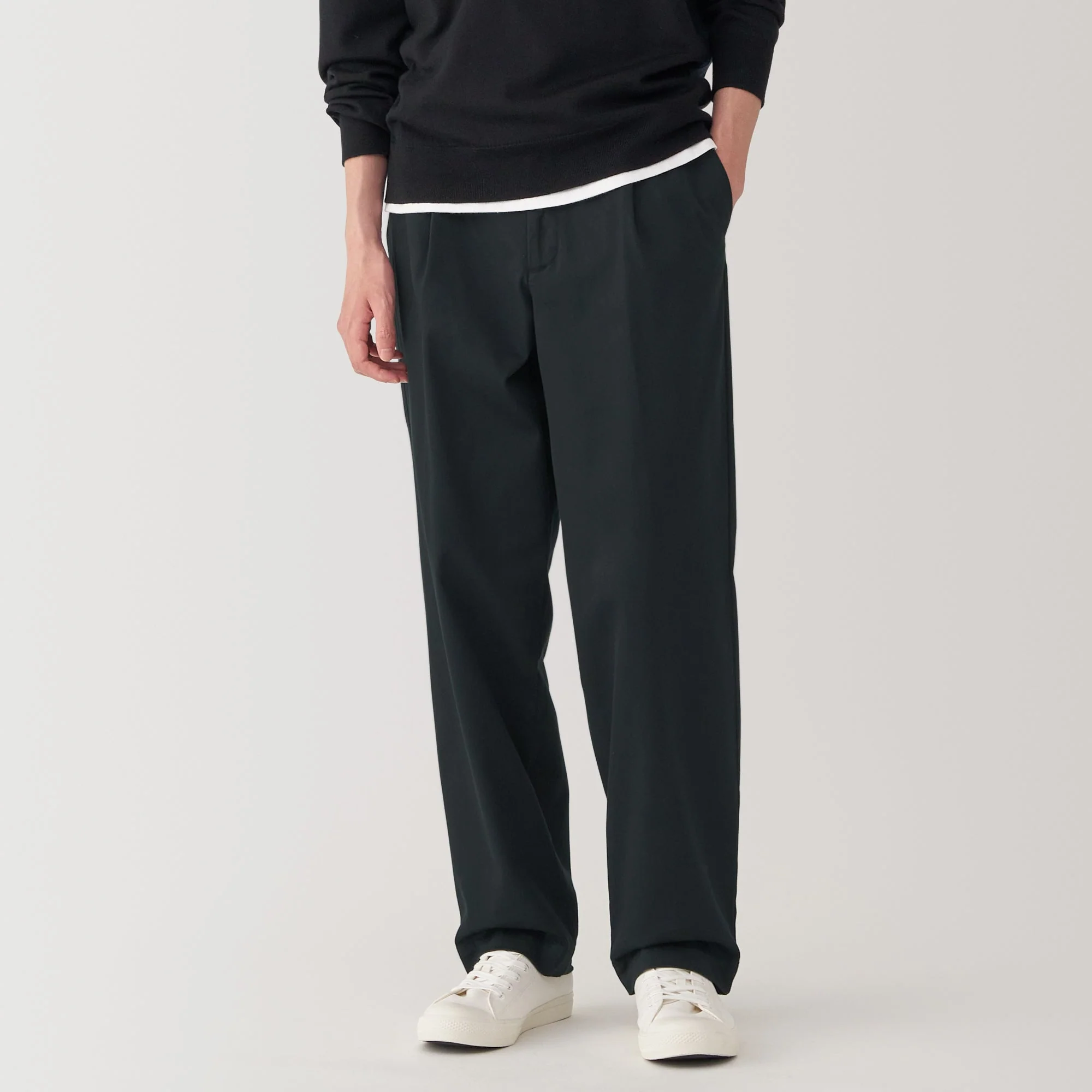 Men's Stretch Chino Darted Wide Pants (L29") - Image 3
