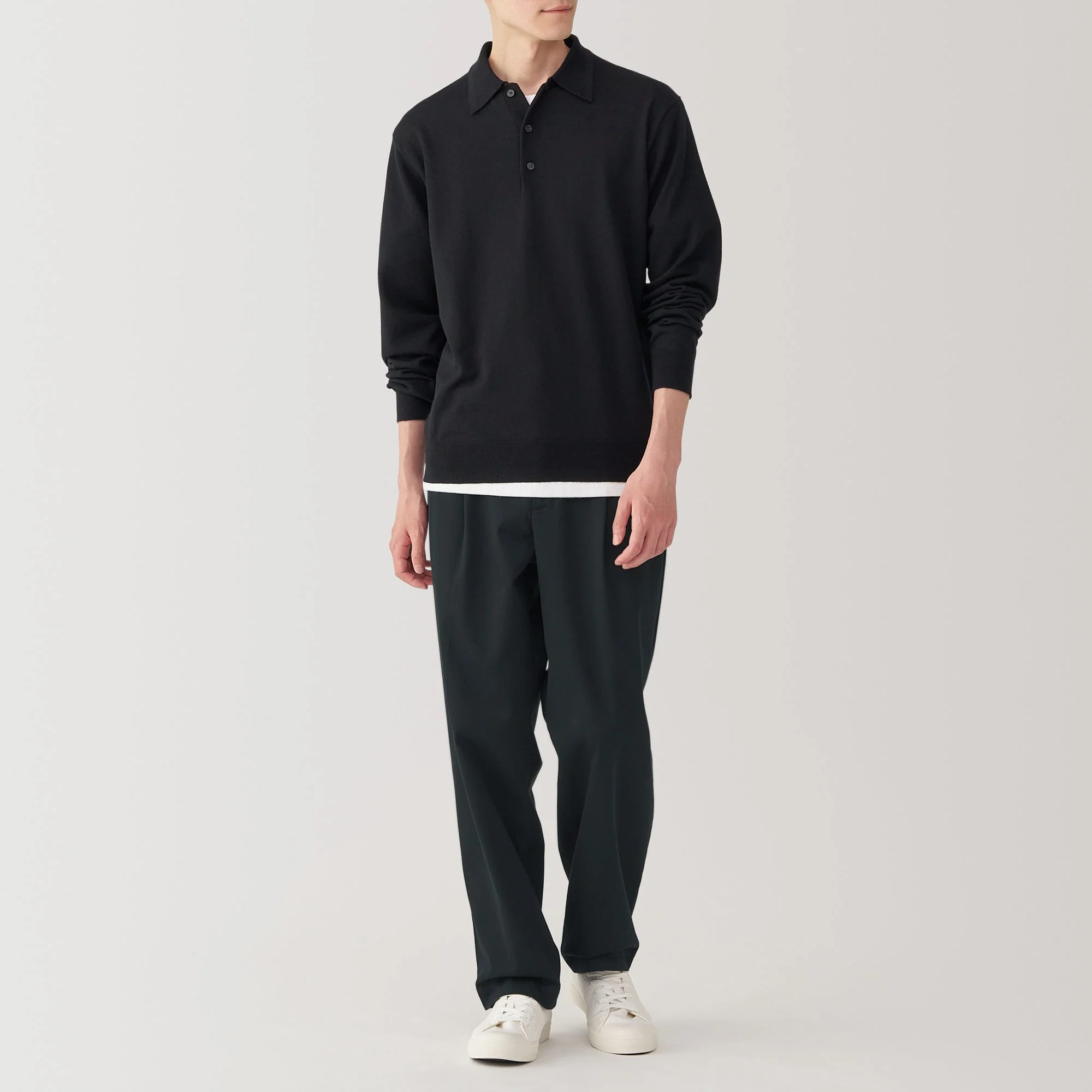 Men's Stretch Chino Darted Wide Pants (L29") - Image 4