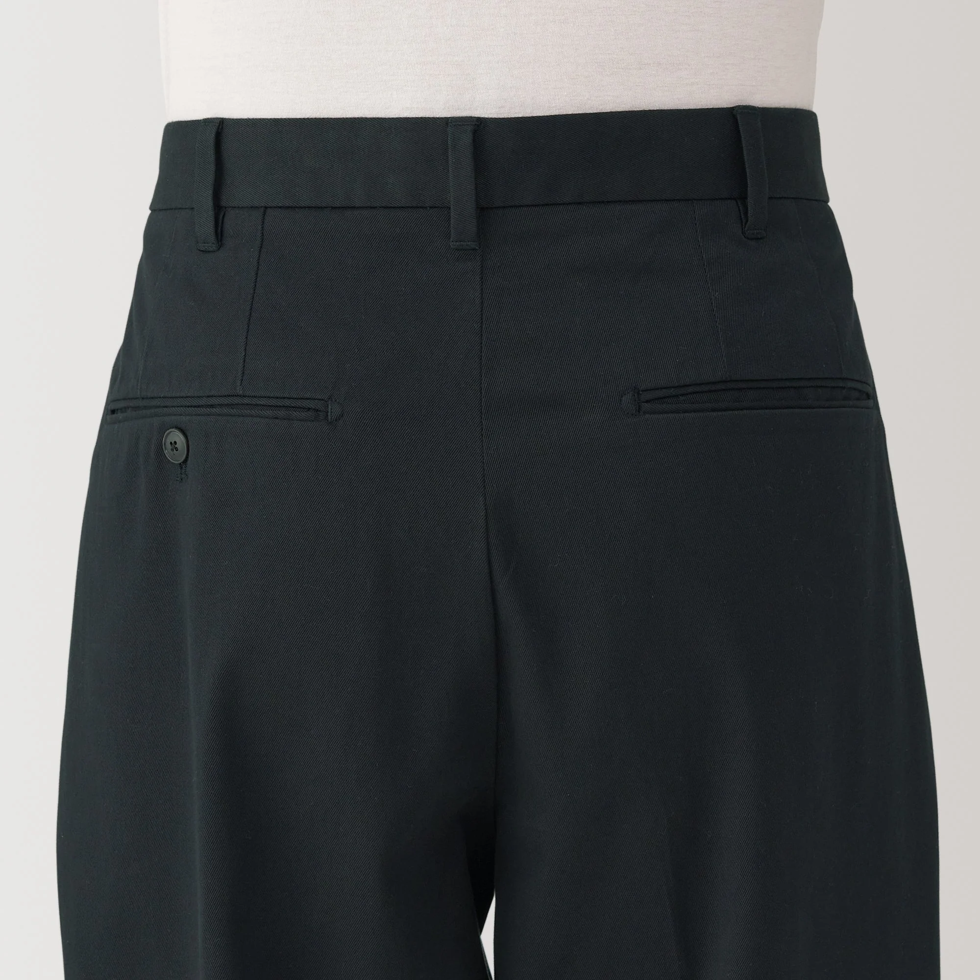 Men's Stretch Chino Darted Wide Pants (L29") - Image 8