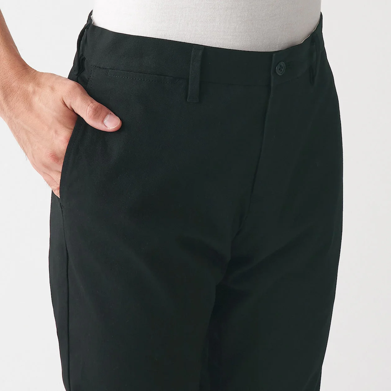 Men's Stretch Chino Slim Fit Pants (L 32inch / 82cm) - Image 15