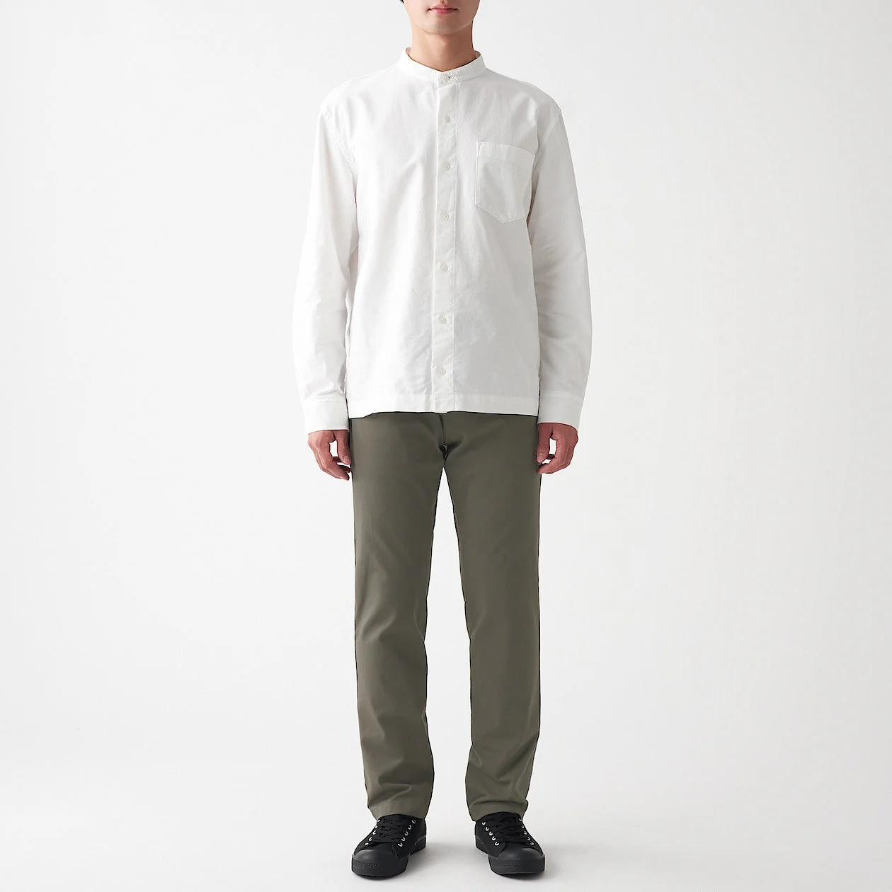 Men's Stretch Chino Slim Fit Pants (L 32inch / 82cm) - Image 3