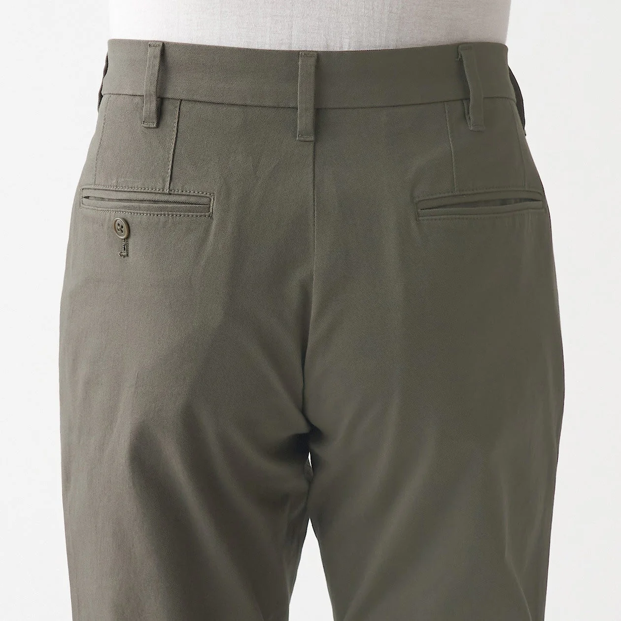 Men's Stretch Chino Slim Fit Pants (L 32inch / 82cm) - Image 7