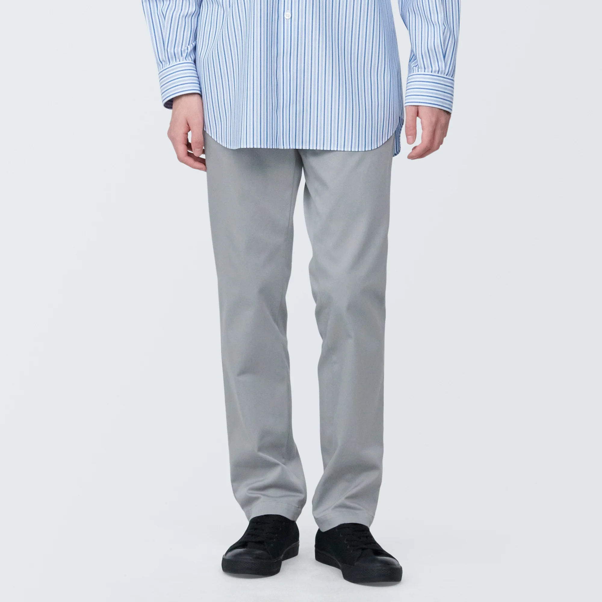 Men's Stretch Chino Slim Fit Pants (L 32inch / 82cm) - Image 13