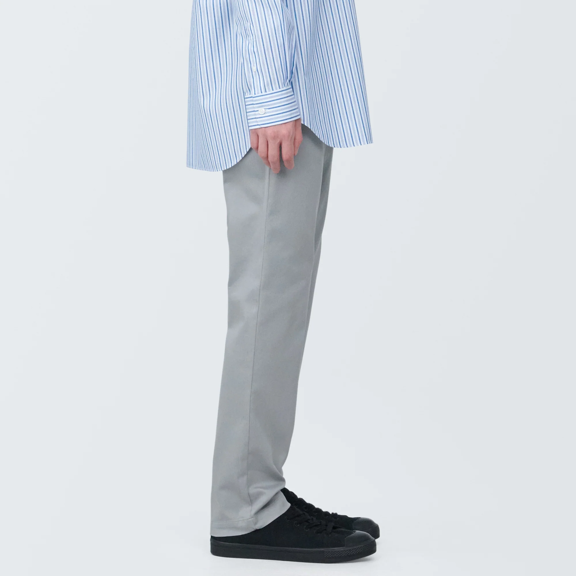 Men's Stretch Chino Slim Fit Pants (L 32inch / 82cm) - Image 15