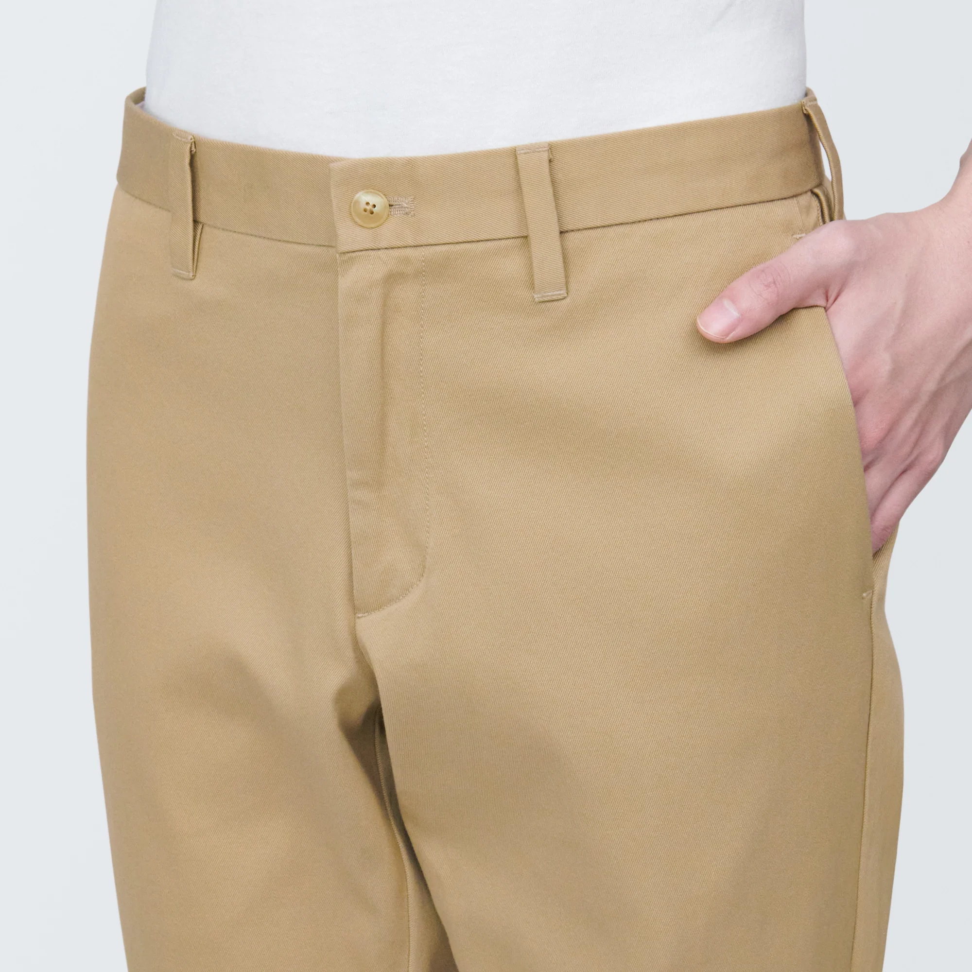 Men's Stretch Chino Slim Fit Pants (L 32inch / 82cm) - Image 27