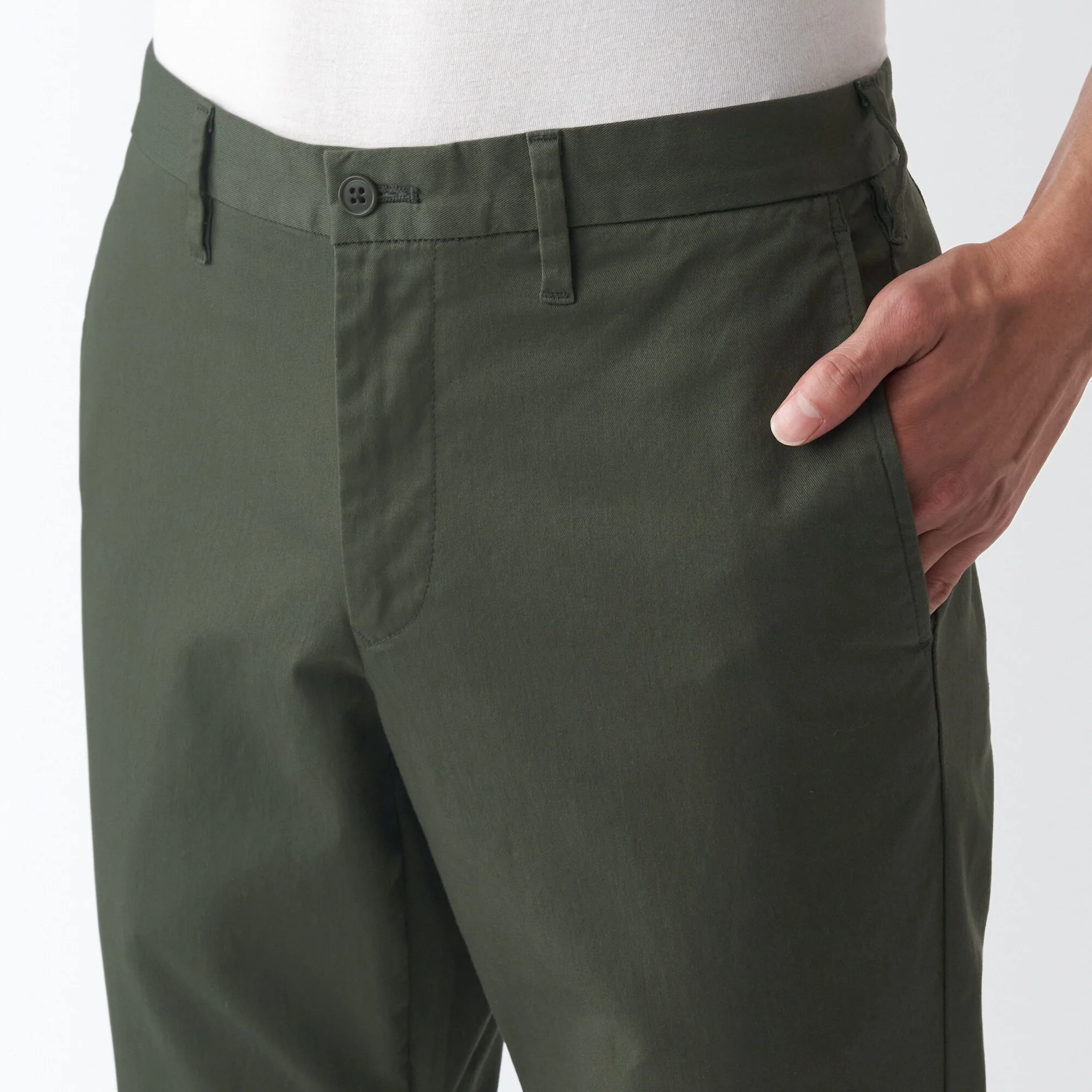 Men's Stretch Chino Slim Pants (L 30inch / 76cm) - Image 47