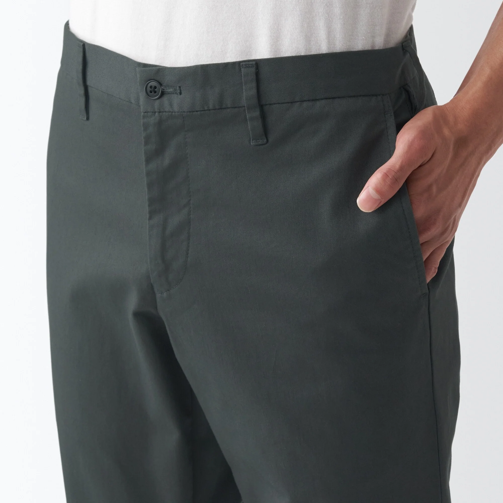 Men's Stretch Chino Slim Pants (L 30inch / 76cm) - Image 7