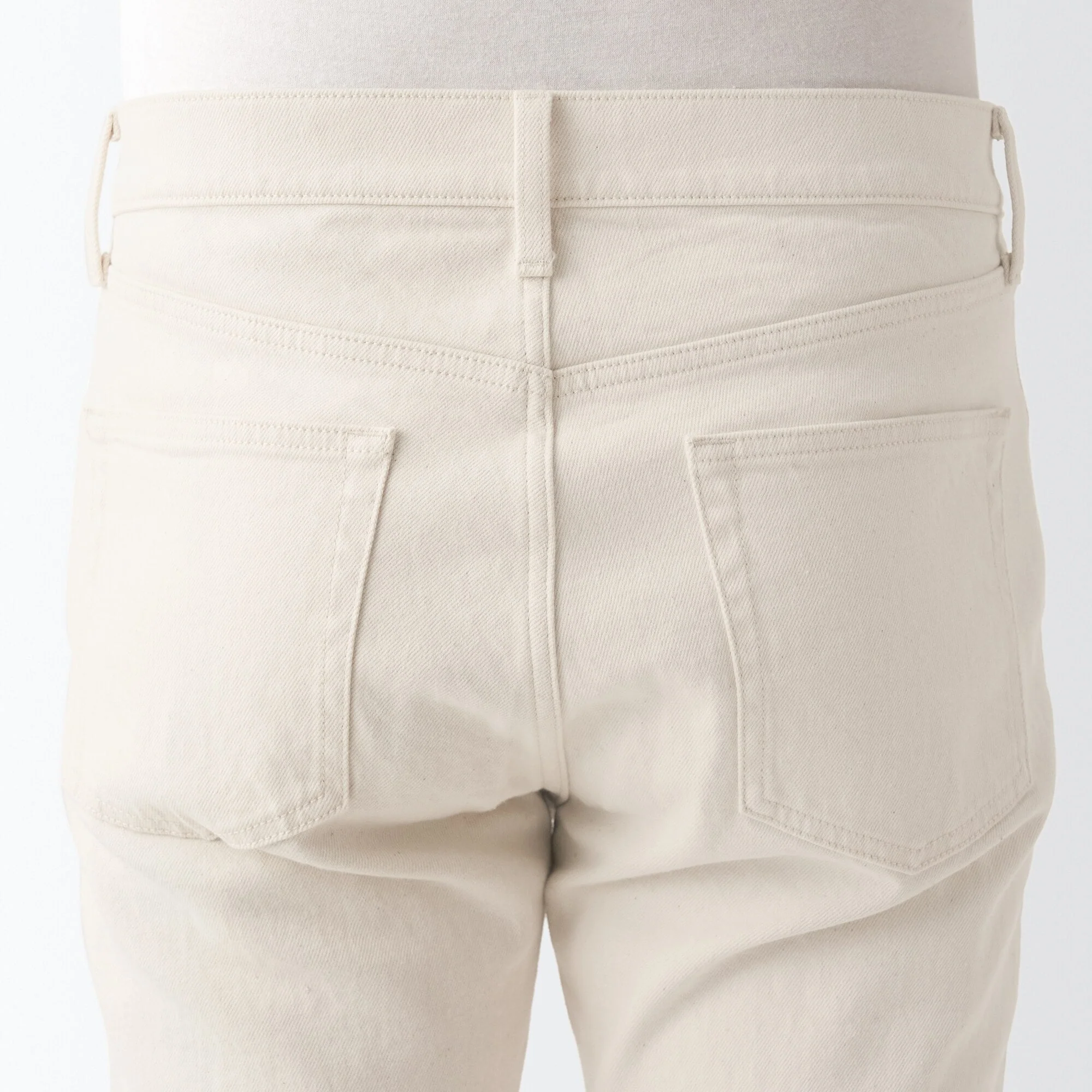 Men's Stretch Denim Slim Pants Natural (L 32inch / 82cm) - Image 9